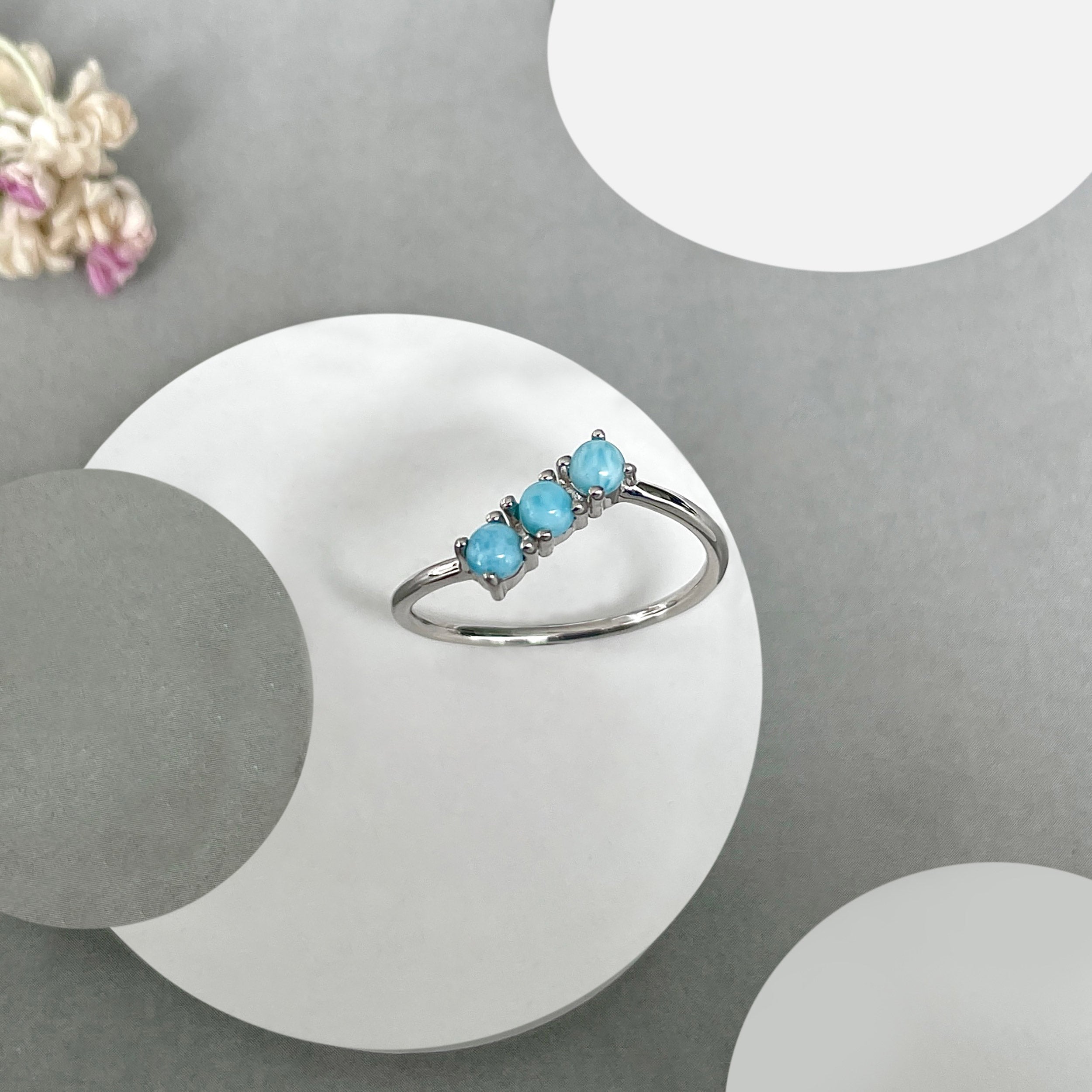 Larimar Ring-(LAR-SR-1658.)