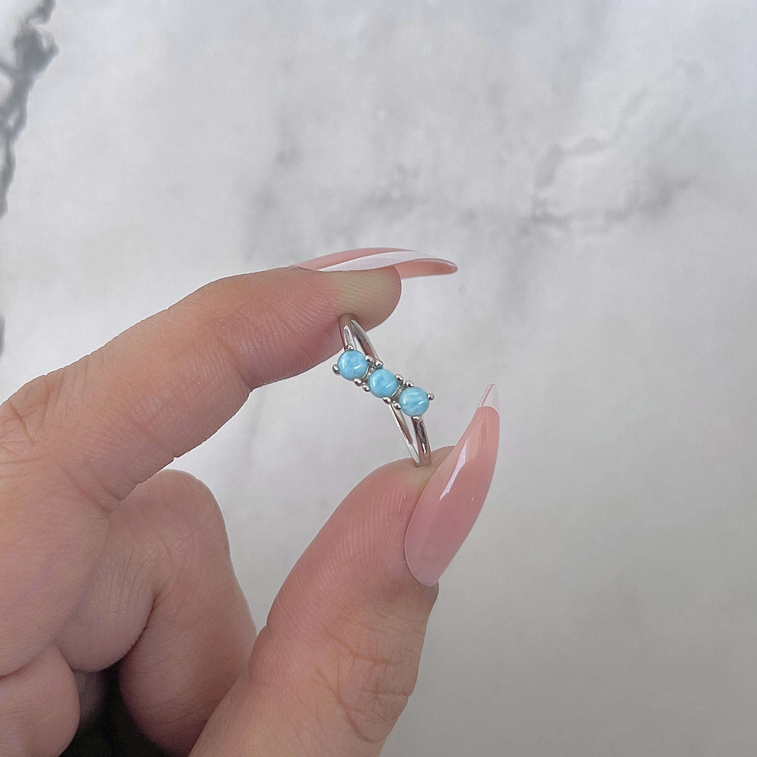 Larimar Ring-(LAR-SR-1658.)