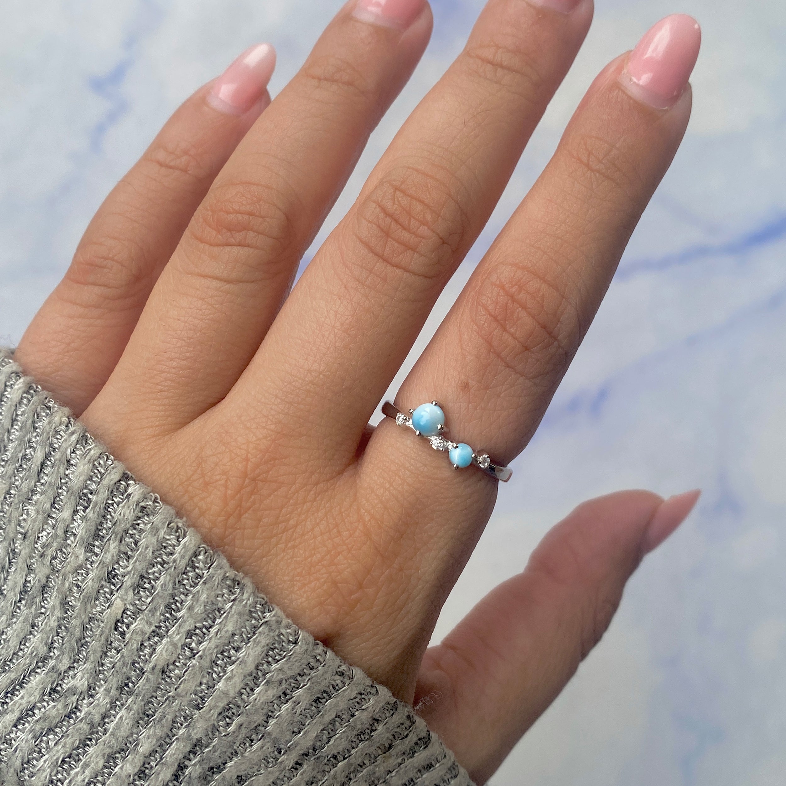 Larimar Ring-(LAR-SR-1661.)