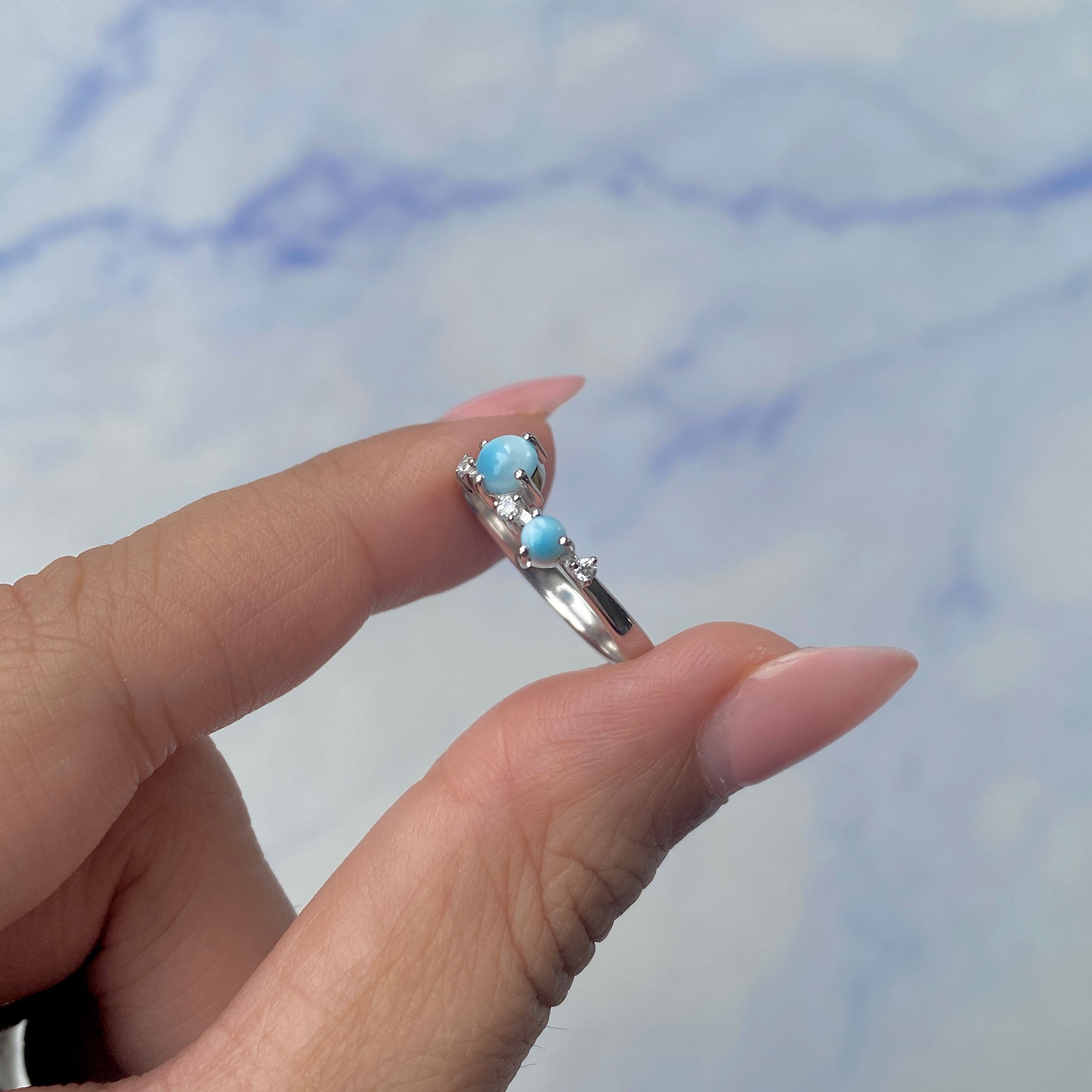 Larimar Ring-(LAR-SR-1661.)