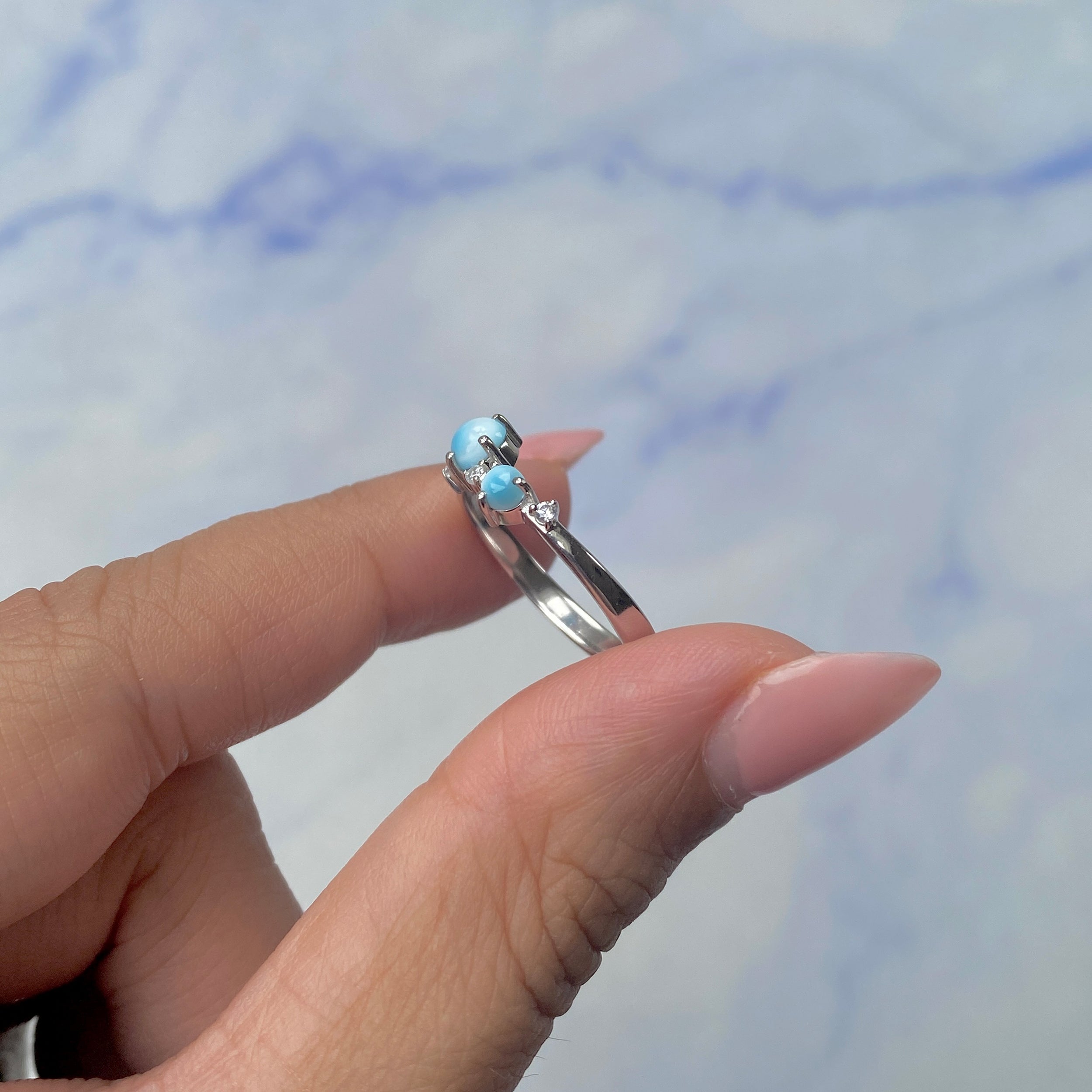Larimar Ring-(LAR-SR-1661.)