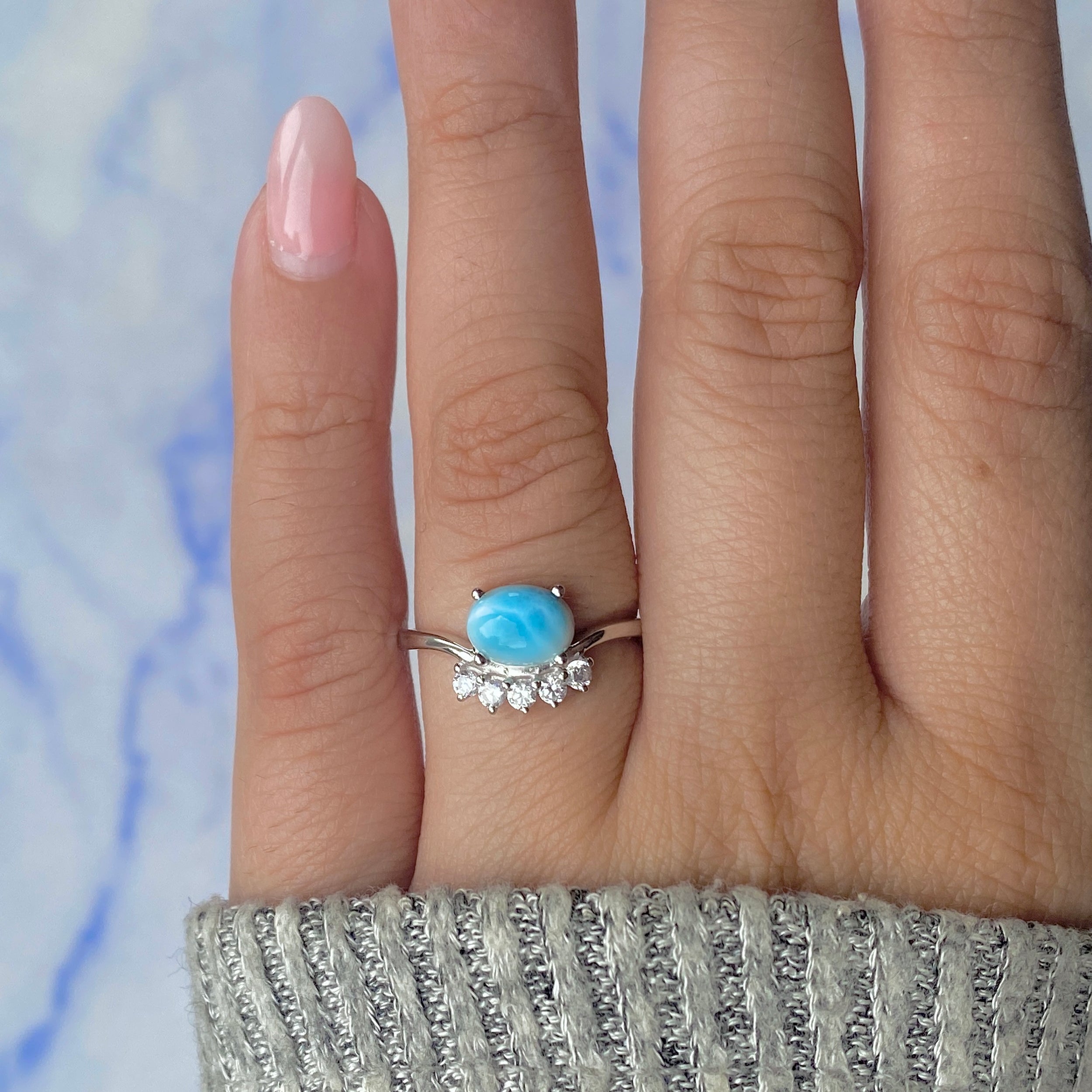 Larimar Ring-(LAR-SR-1681.)