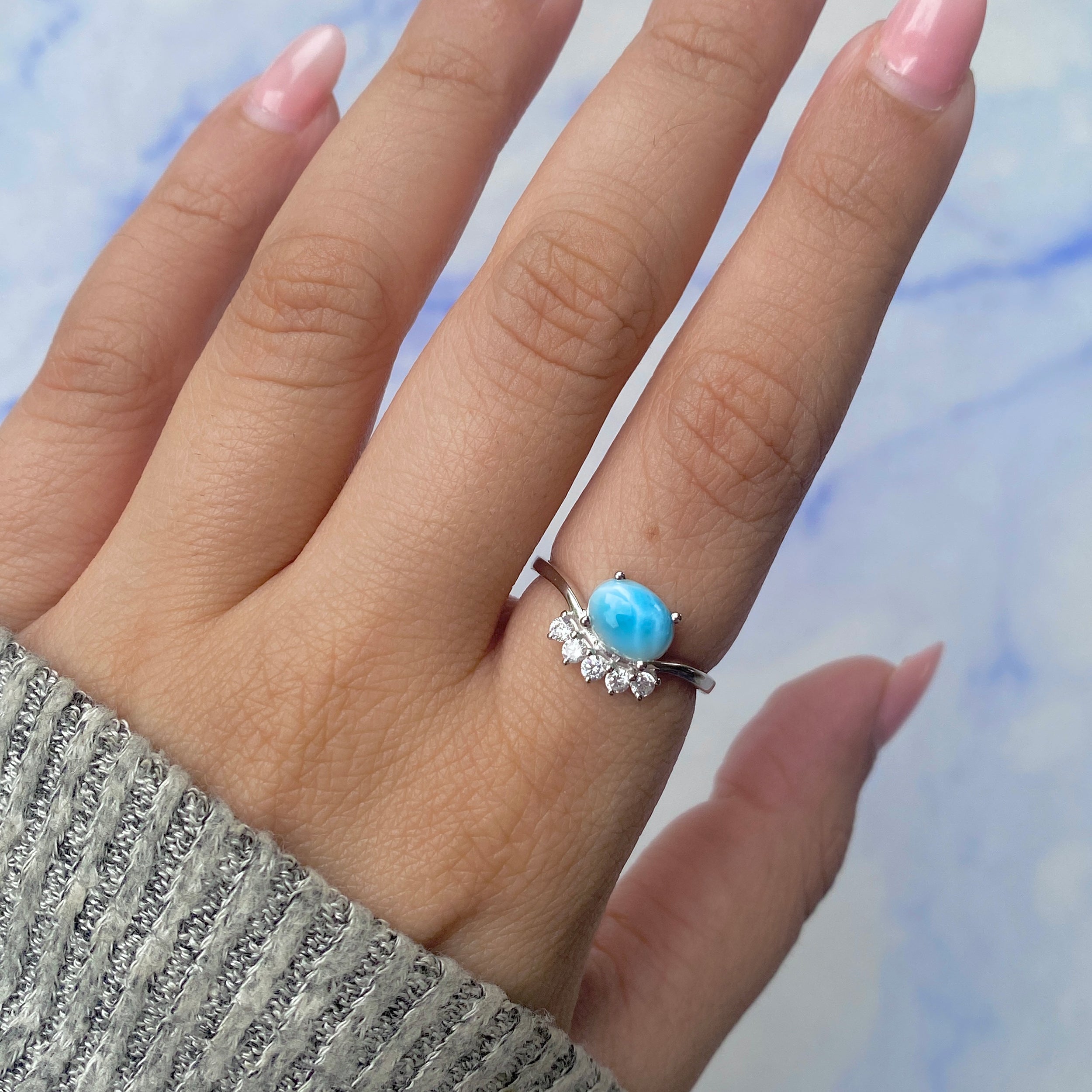 Larimar Ring-(LAR-SR-1681.)