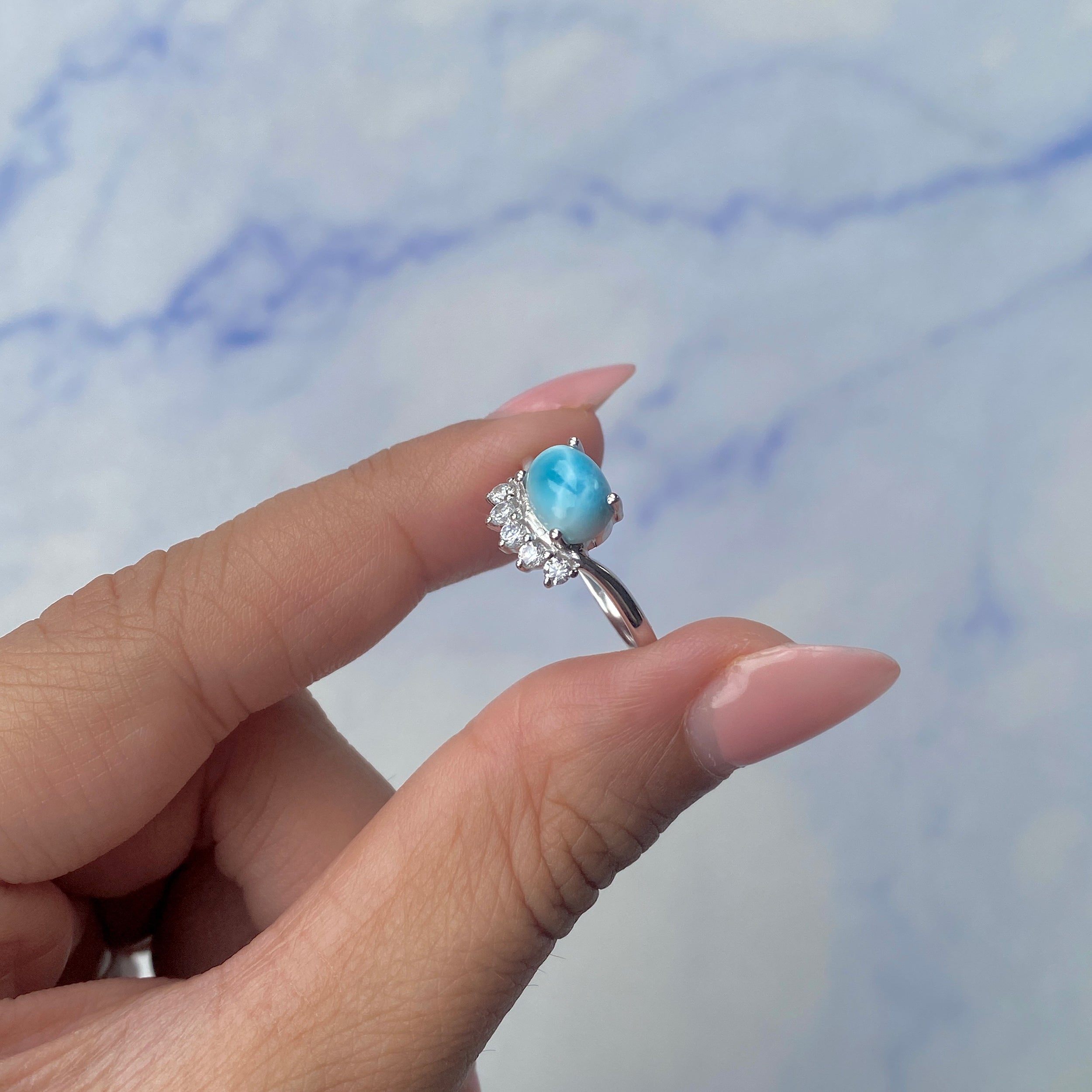 Larimar Ring-(LAR-SR-1681.)