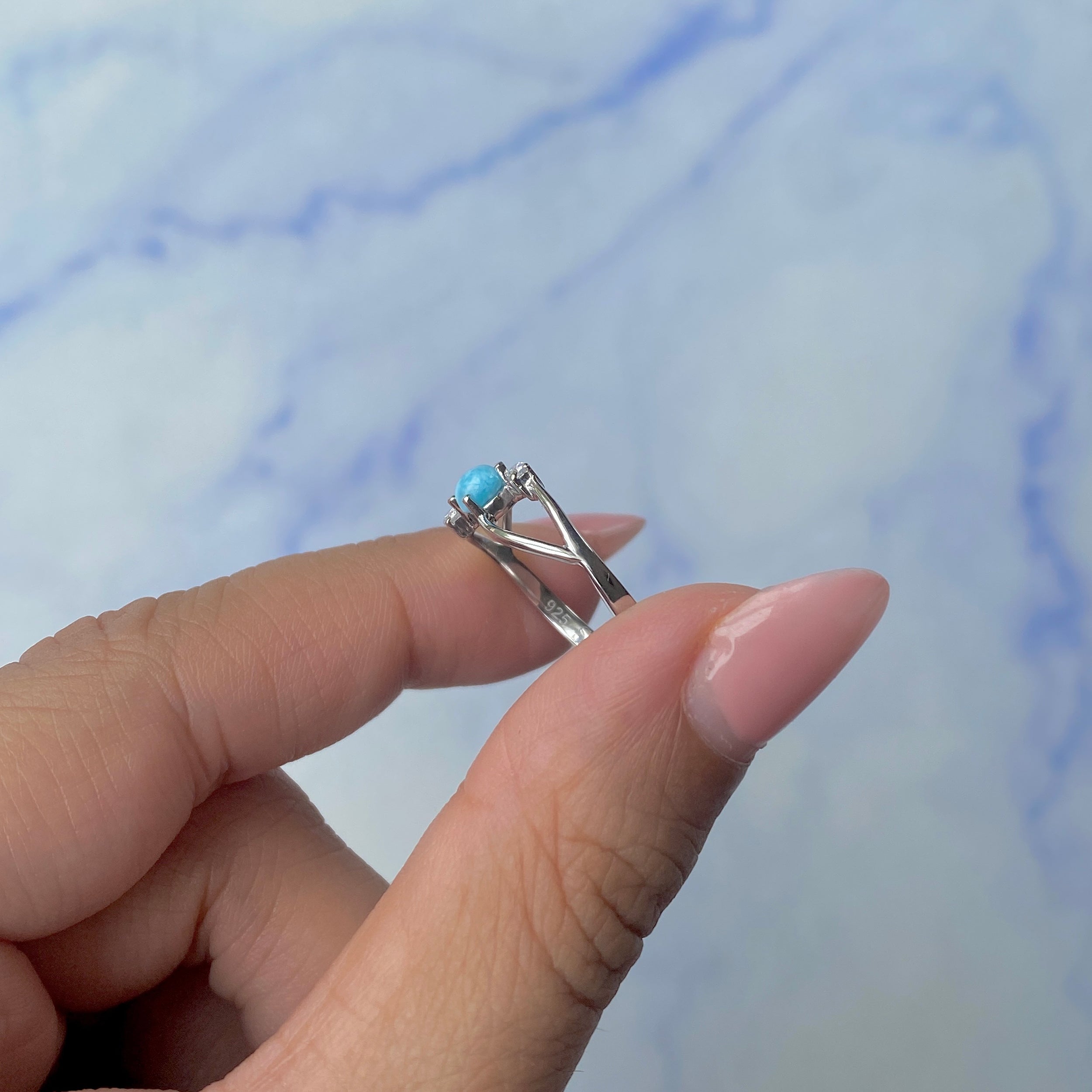 Larimar Ring-(LAR-SR-1712.)
