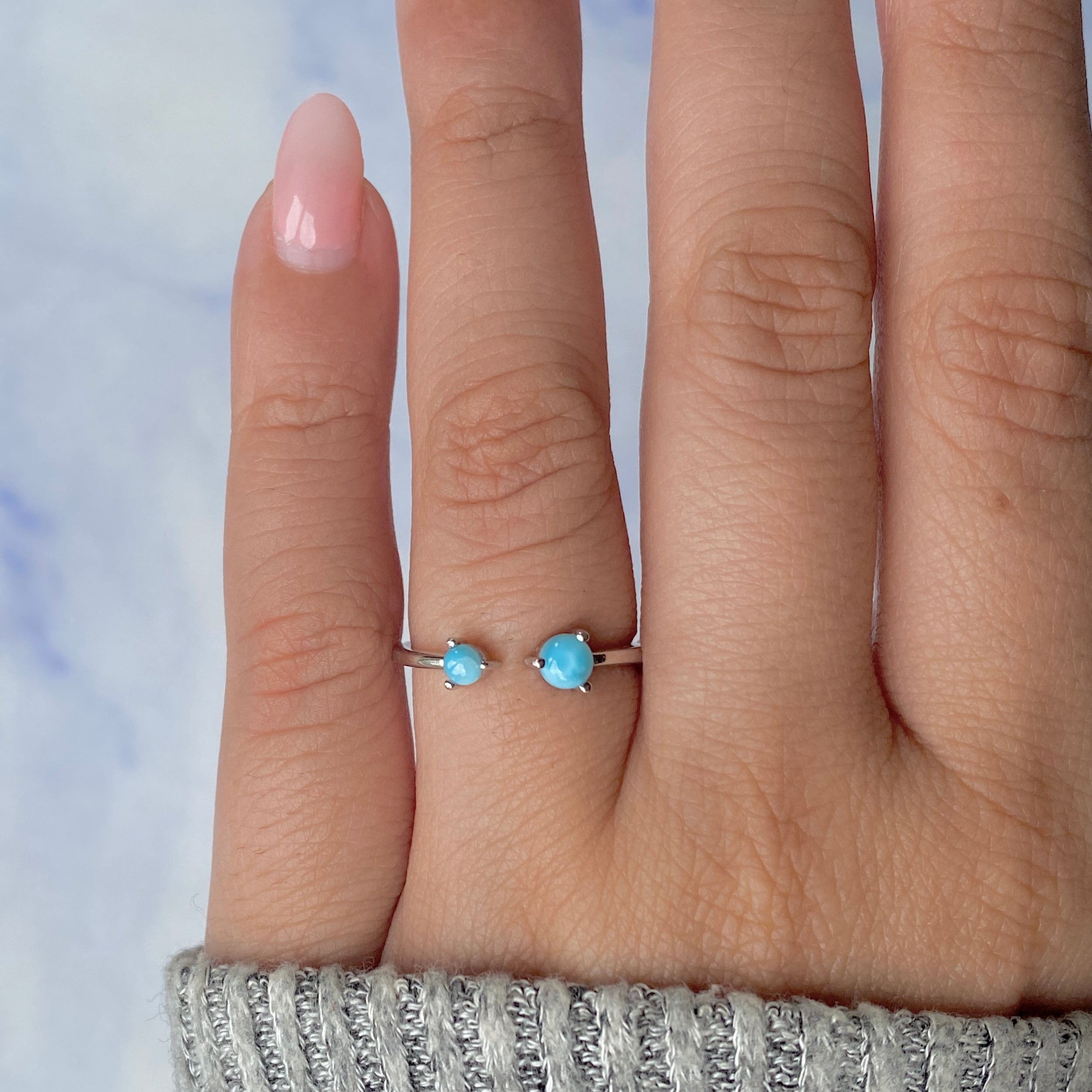Larimar Ring-(LAR-SR-1713.)