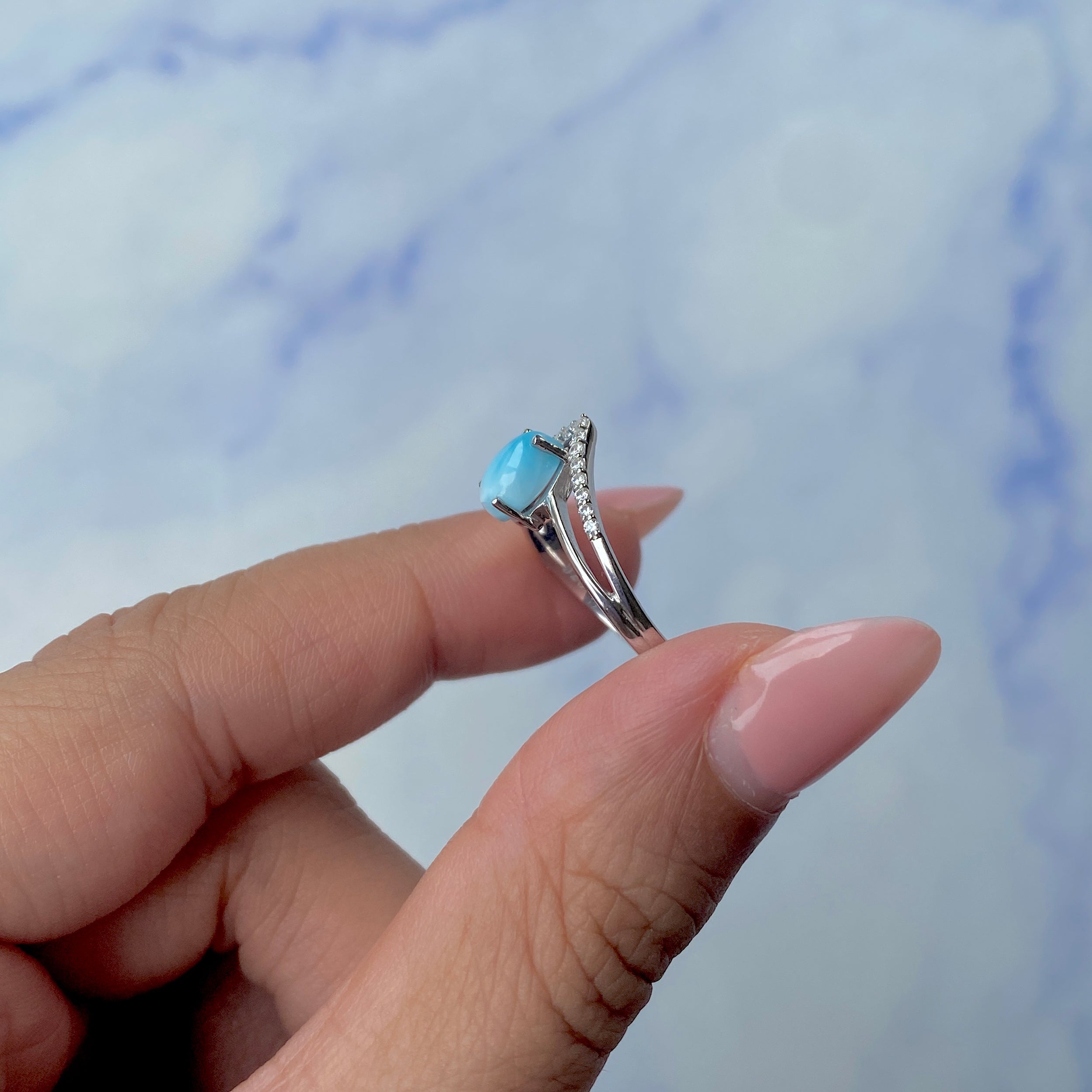 Larimar Ring-(LAR-SR-1716.)