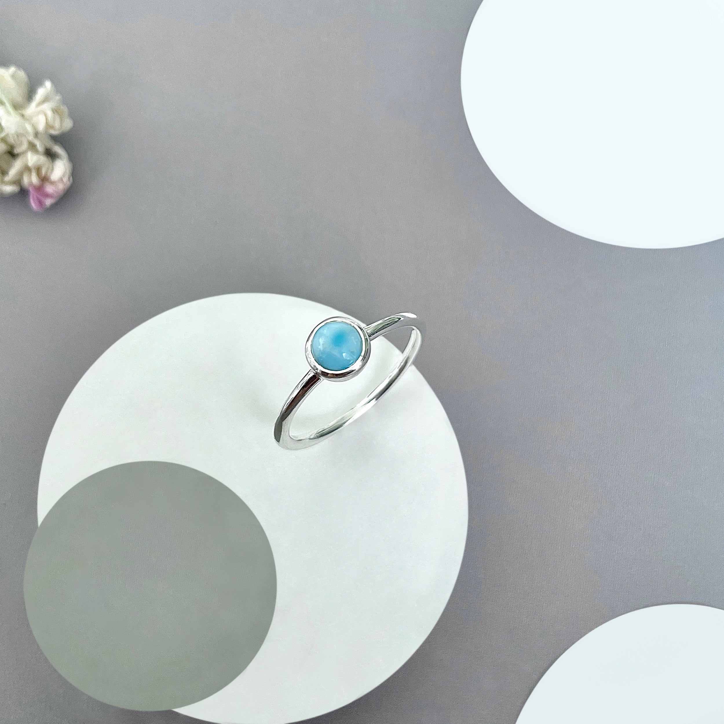 Larimar Ring-(LAR-SR-1737.)