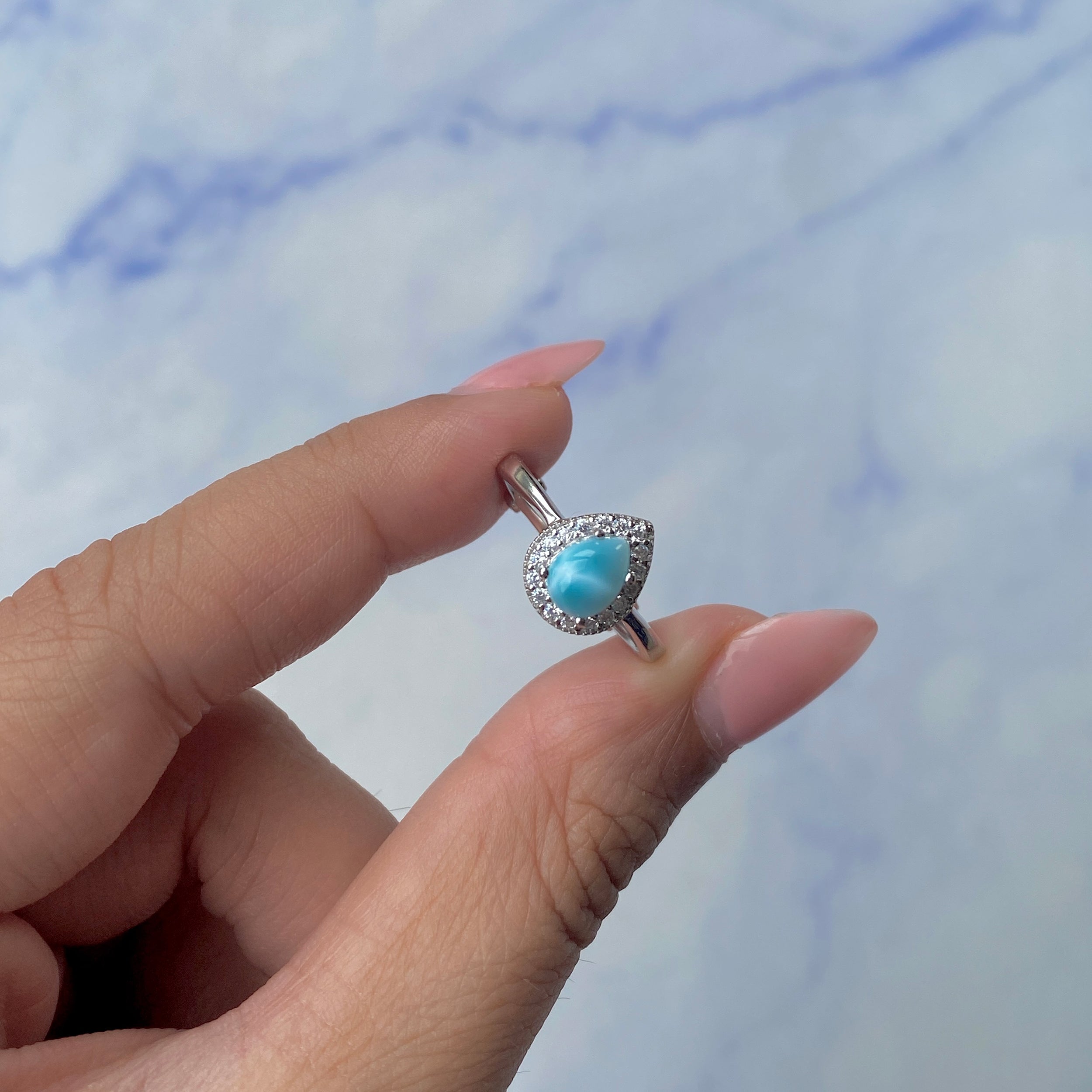 Larimar Ring-(LAR-SR-1804.)