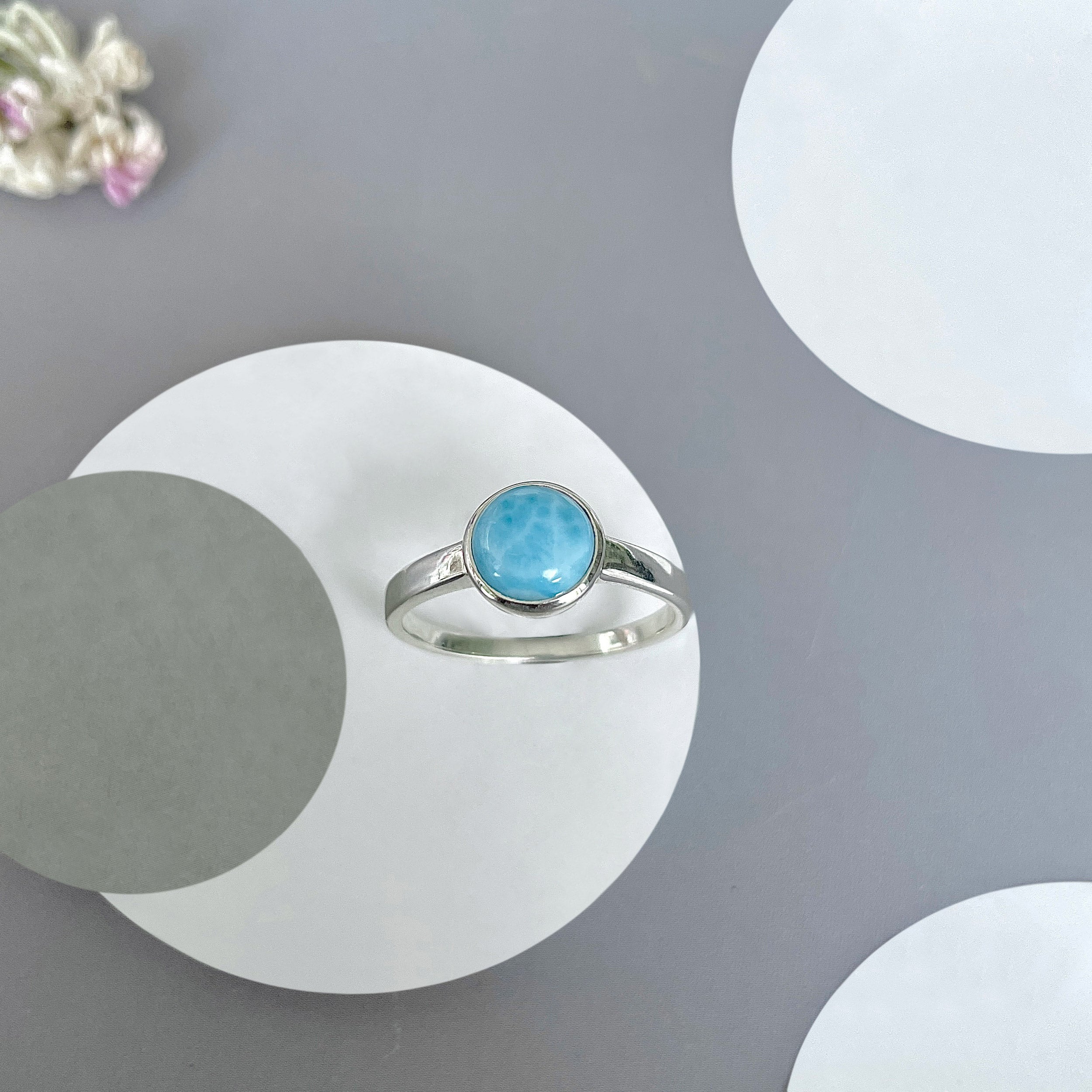 Larimar Ring-(LAR-SR-1821.)