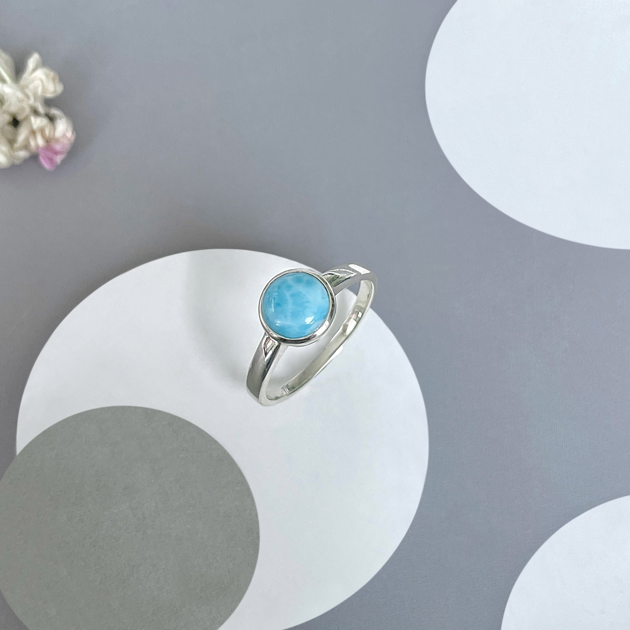 Larimar Ring-(LAR-SR-1821.)