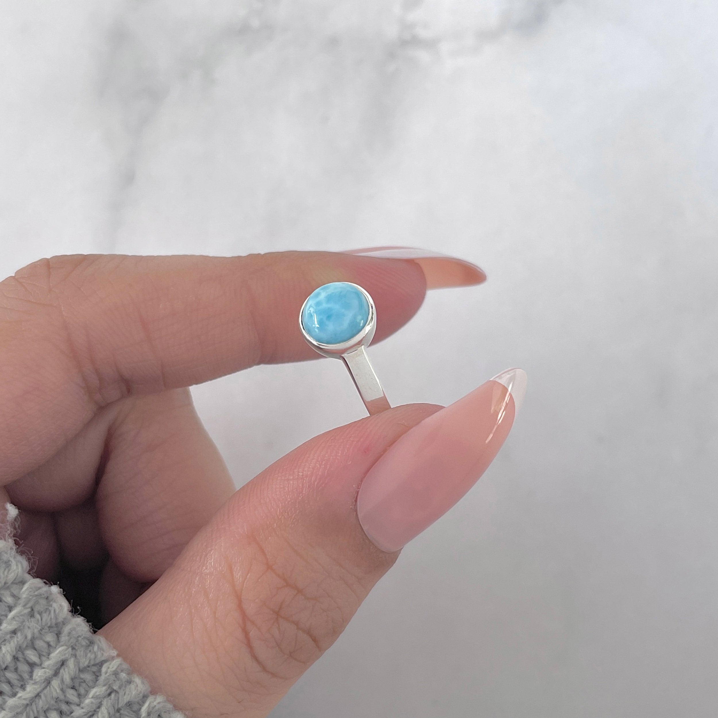 Larimar Ring-(LAR-SR-1821.)