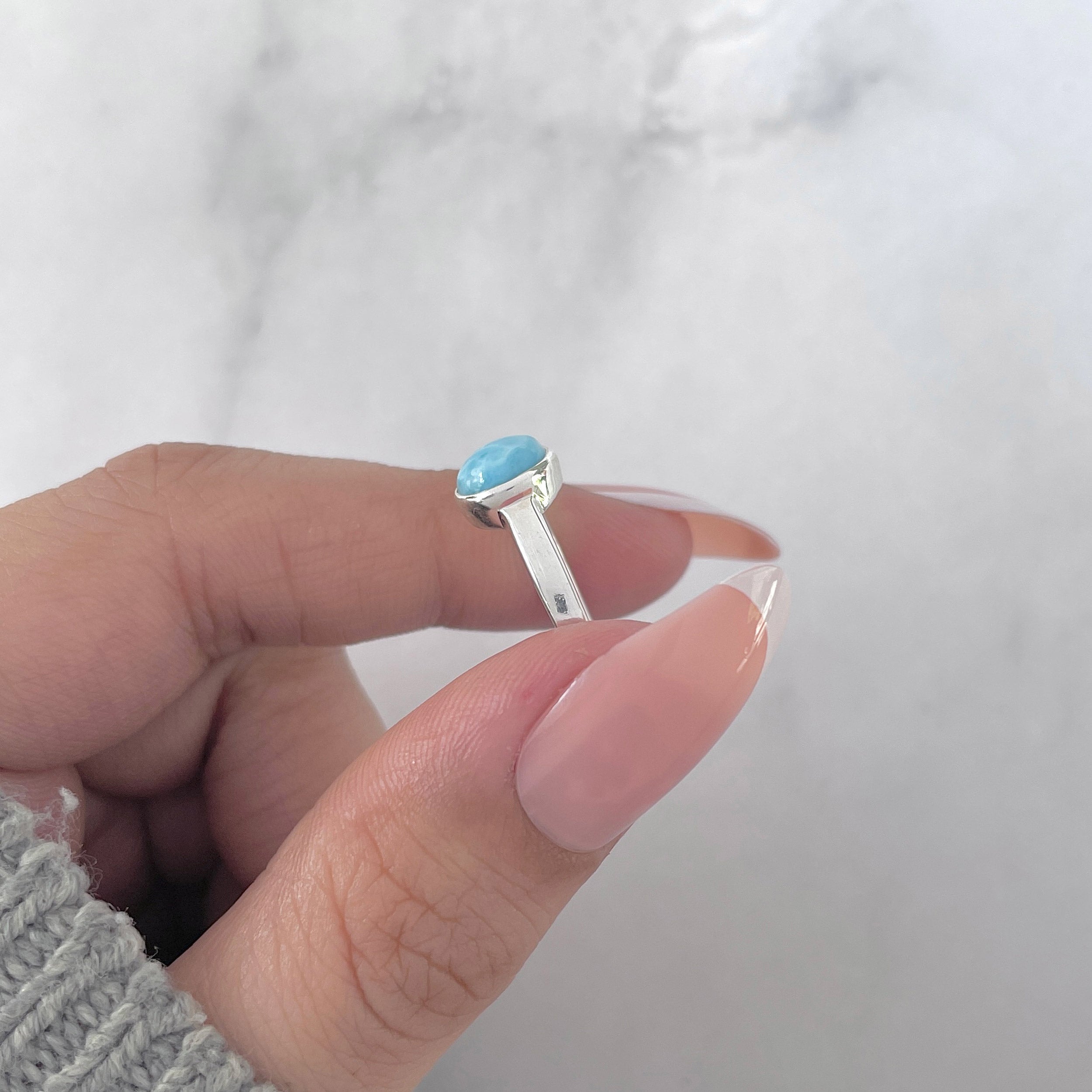 Larimar Ring-(LAR-SR-1821.)