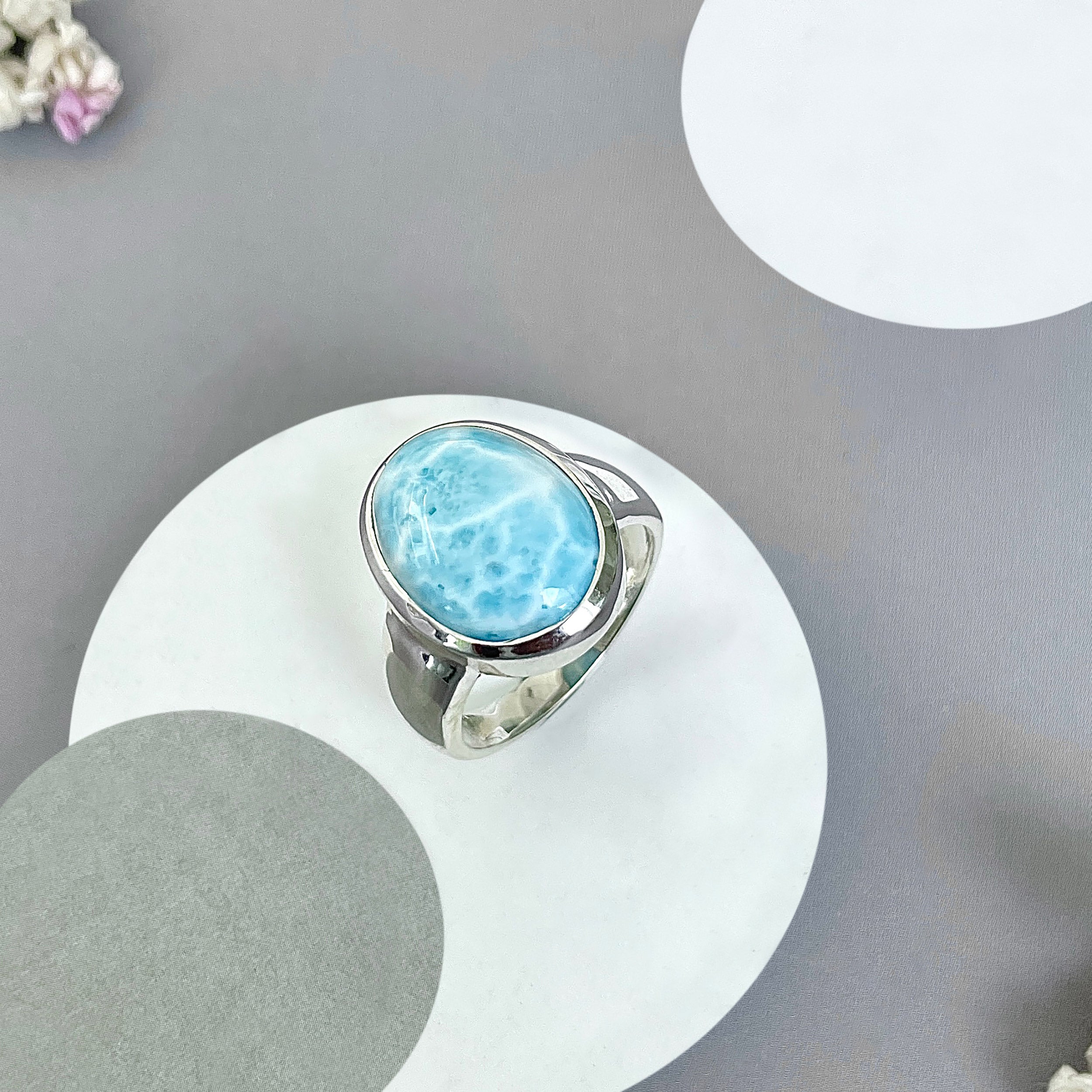 Larimar Ring-(LAR-SR-2128.)