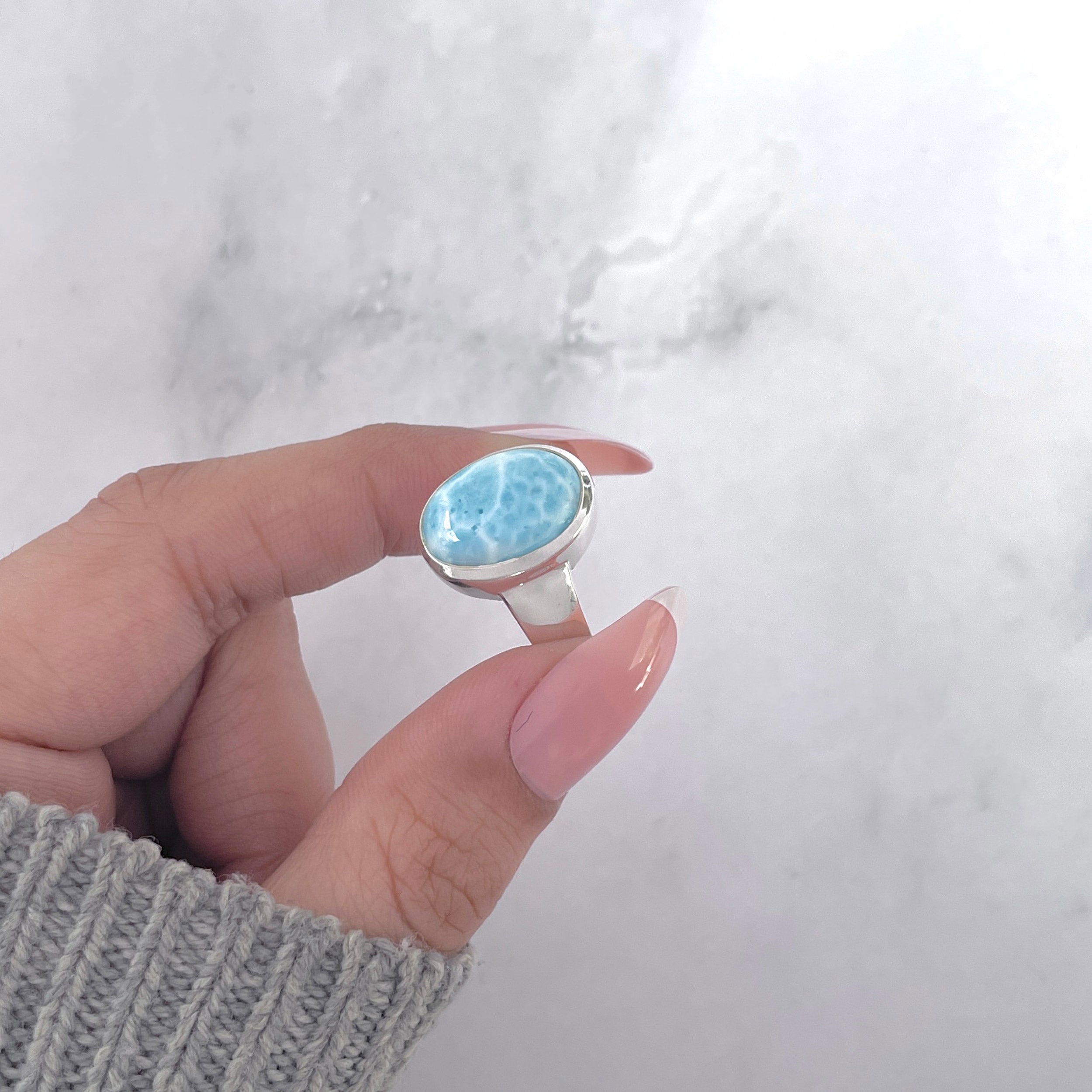 Larimar Ring-(LAR-SR-2128.)