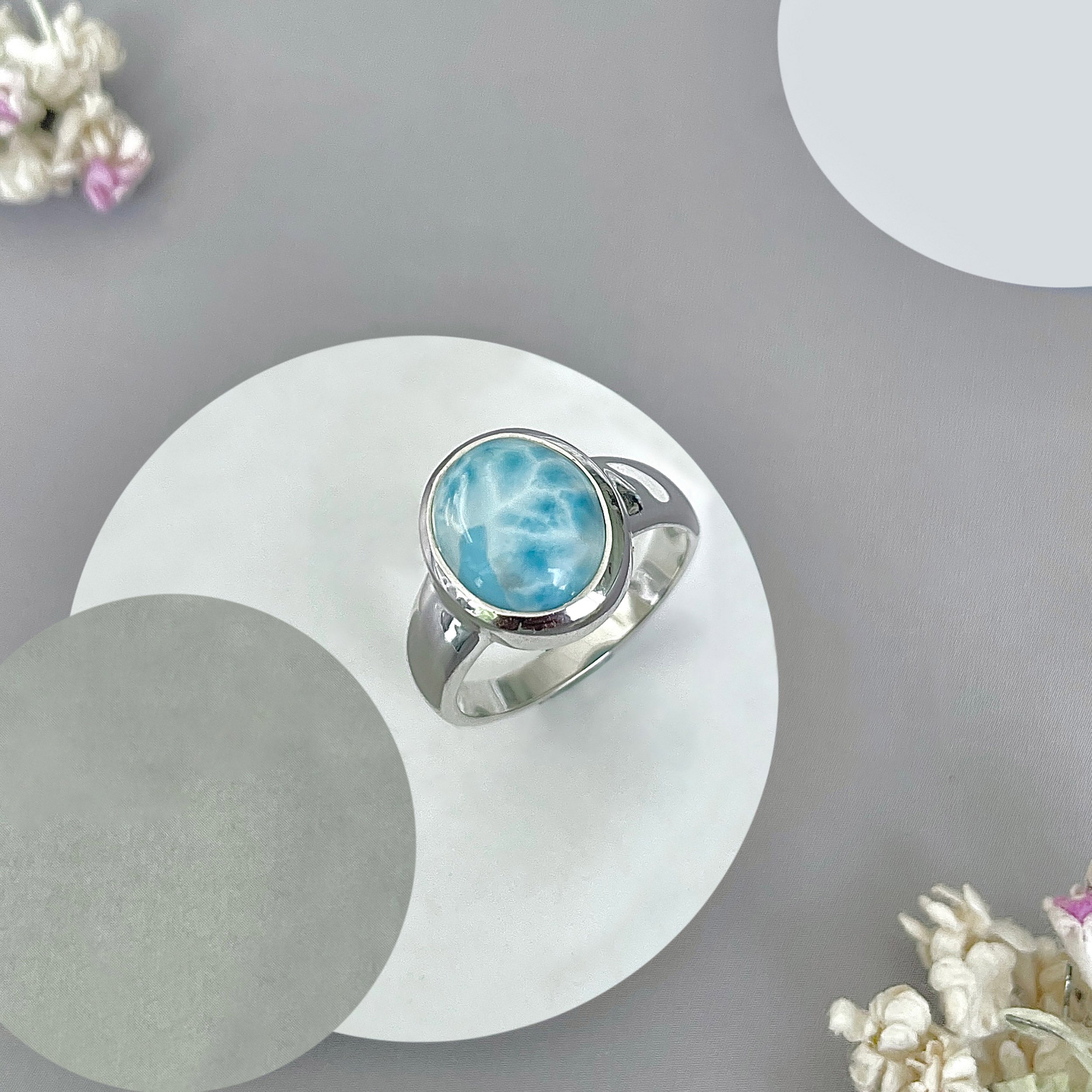 Larimar Ring-(LAR-SR-2132.)