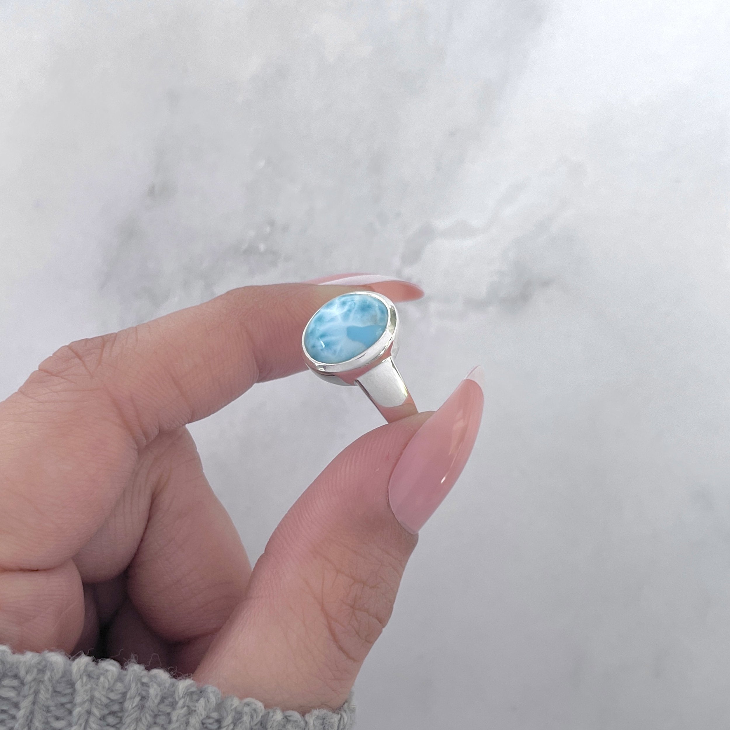 Larimar Ring-(LAR-SR-2132.)
