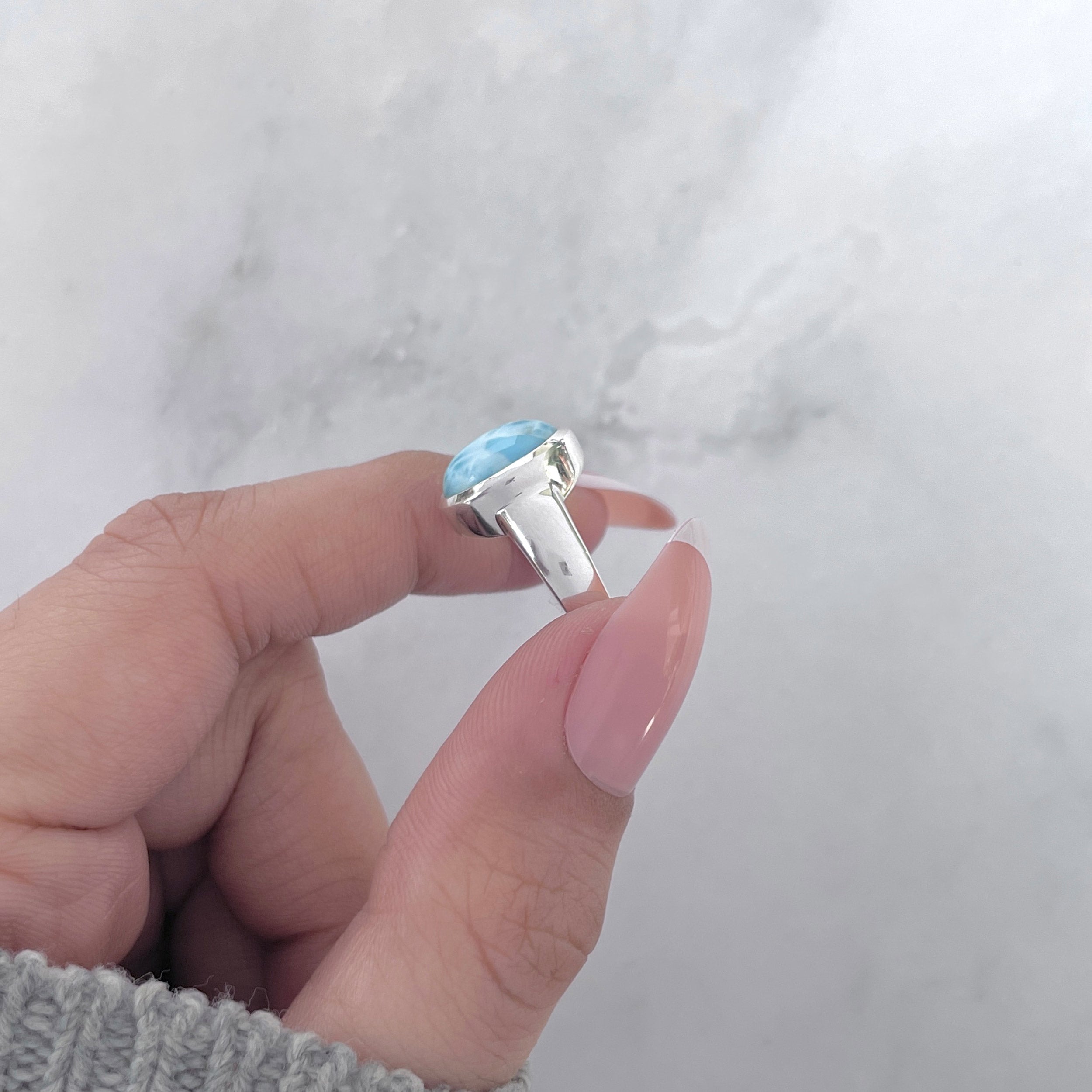Larimar Ring-(LAR-SR-2132.)