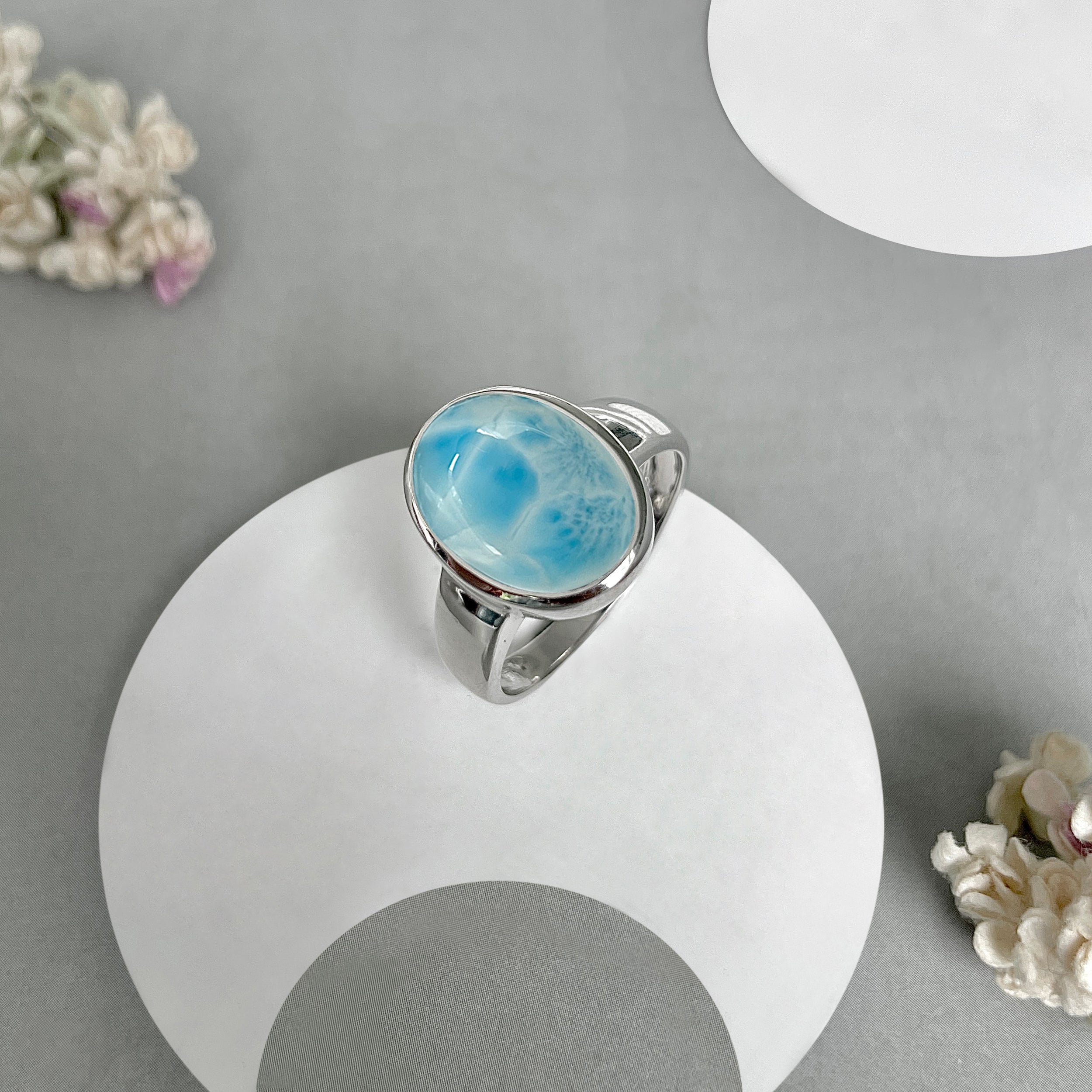 Larimar Ring-(LAR-SR-2173.)