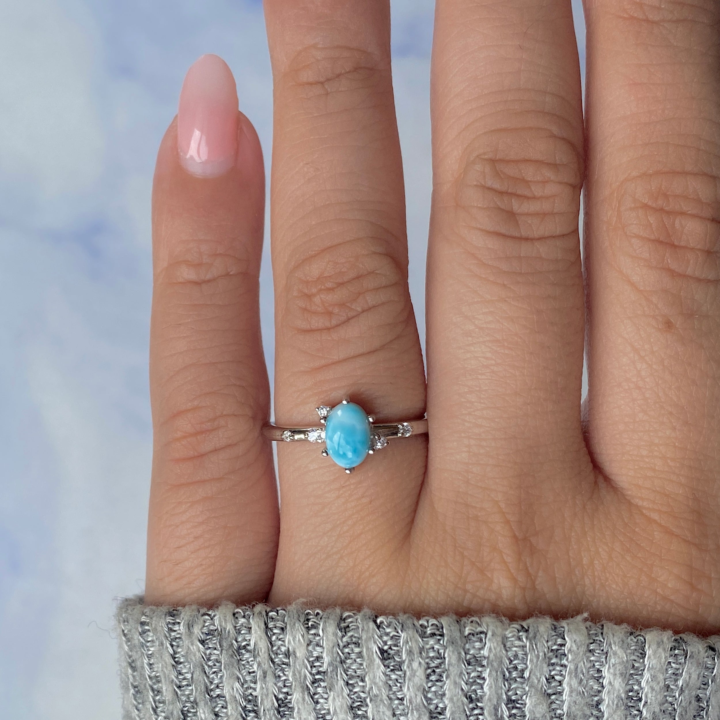 Larimar Ring-(LAR-SR-2273.)