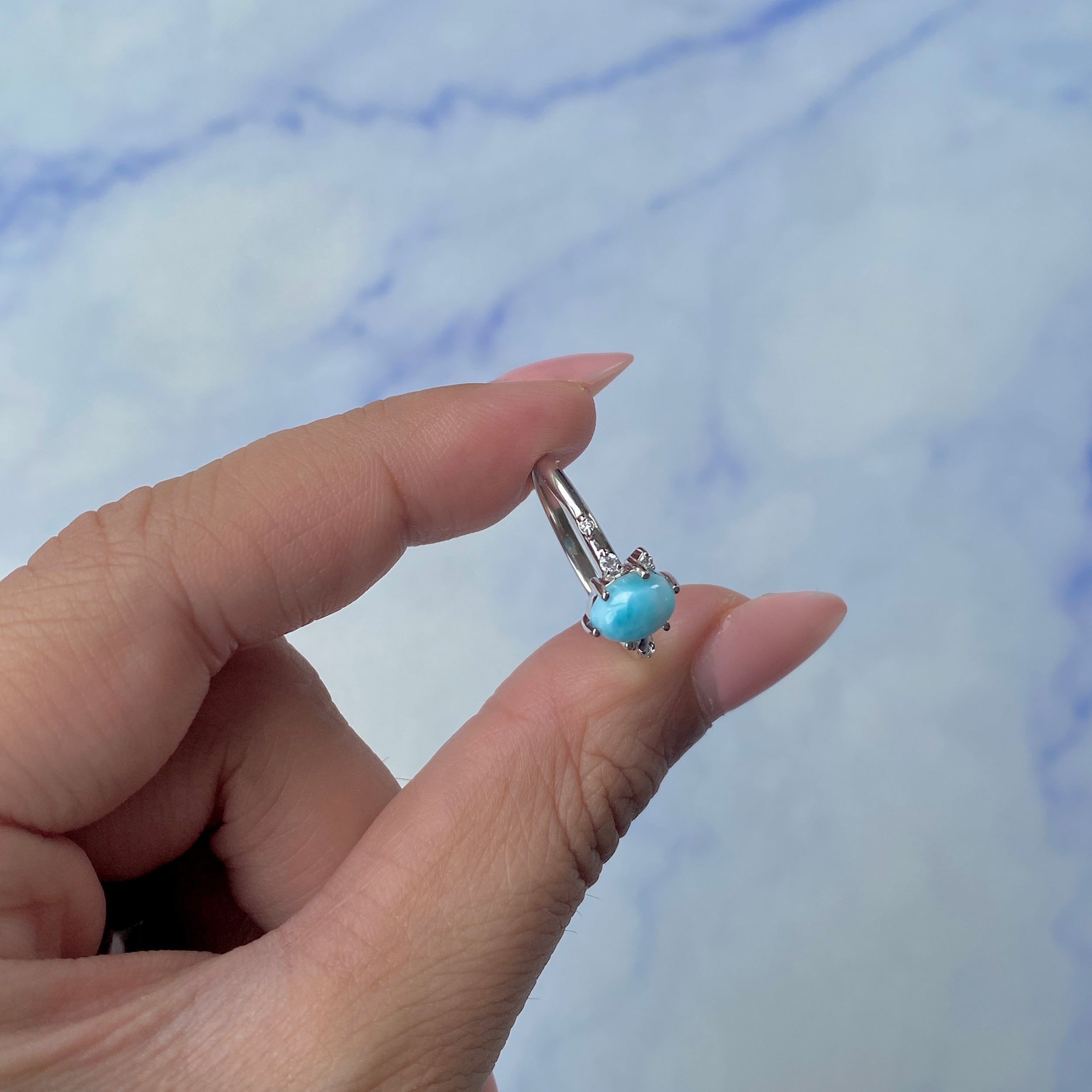 Larimar Ring-(LAR-SR-2273.)