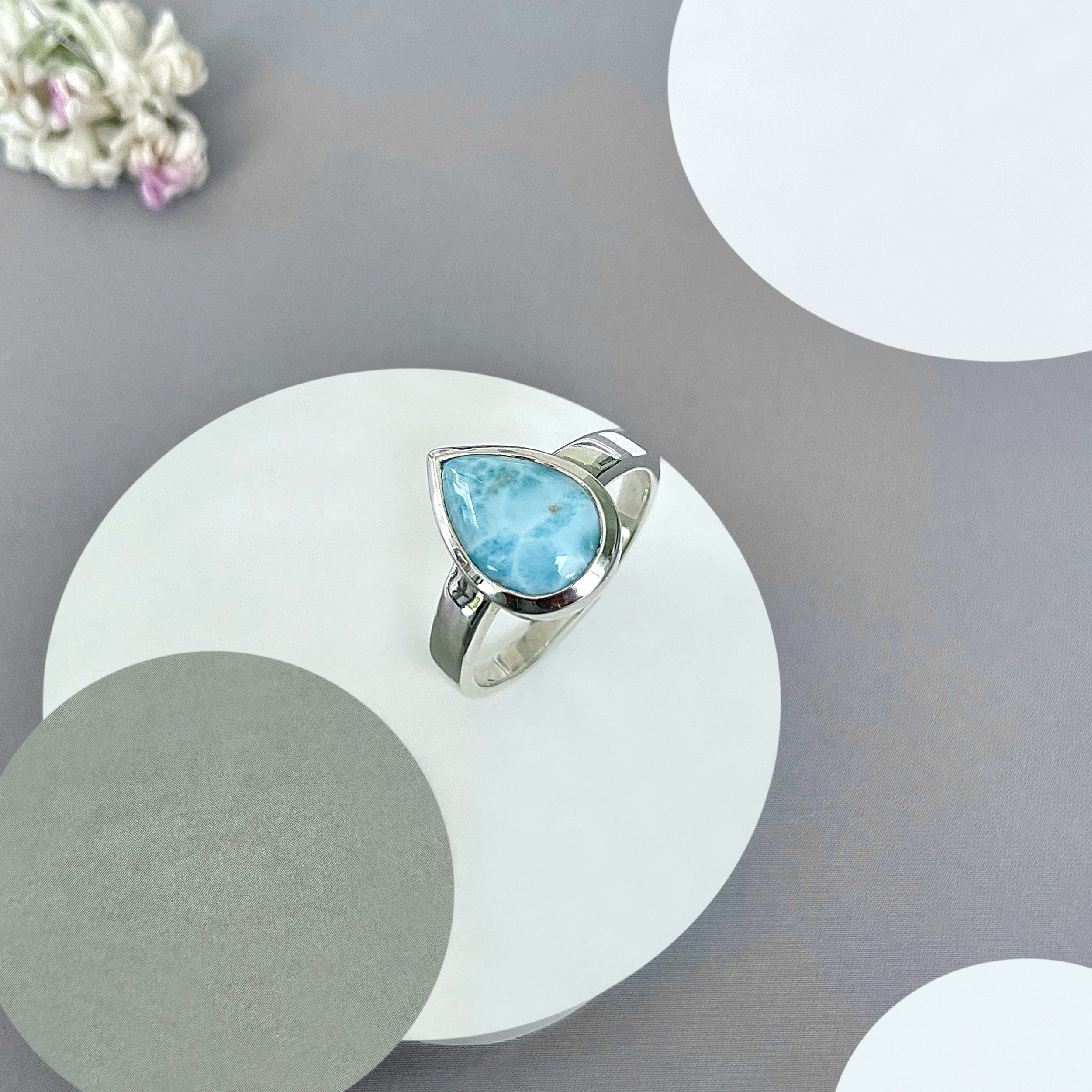 Larimar Ring-(LAR-SR-2362.)