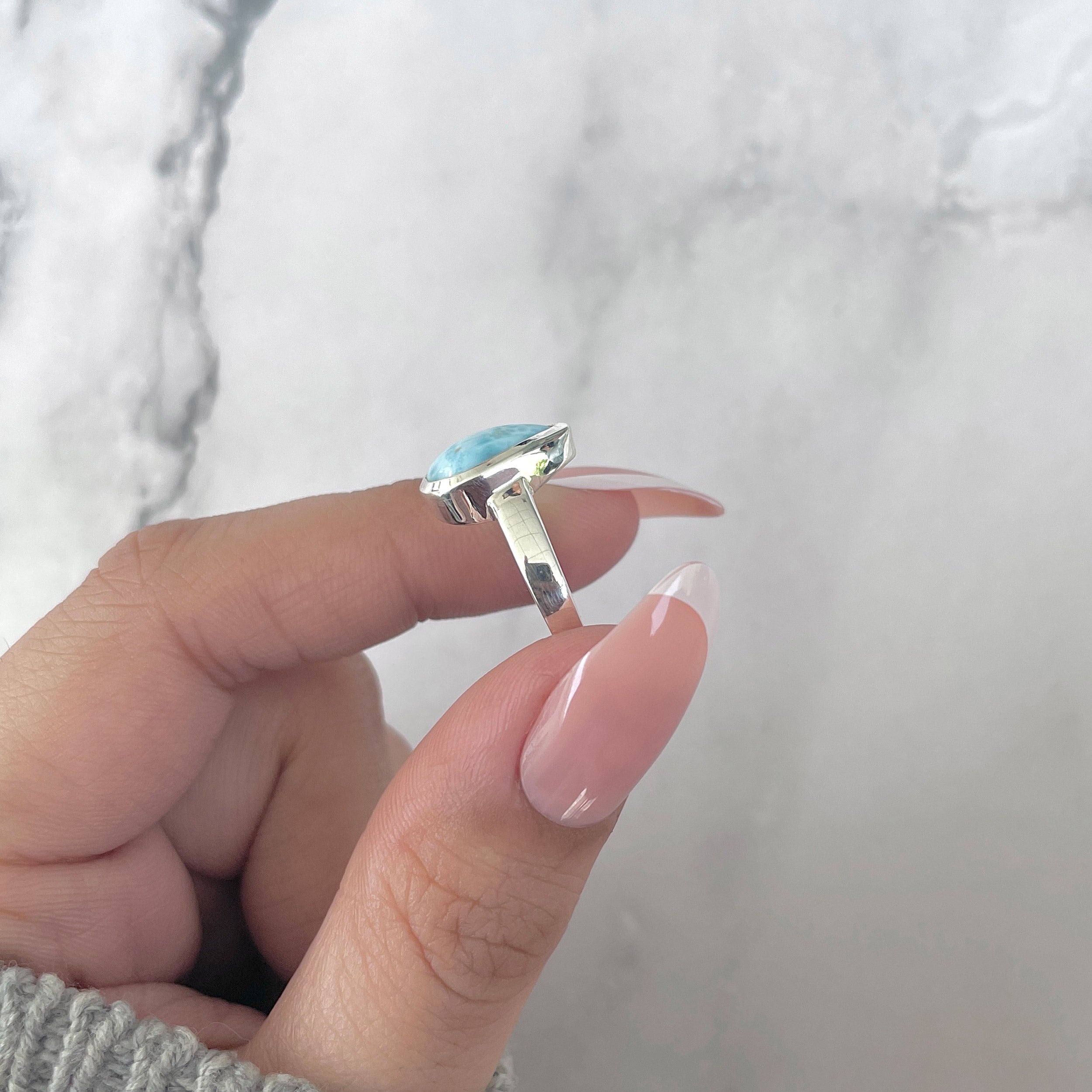 Larimar Ring-(LAR-SR-2362.)