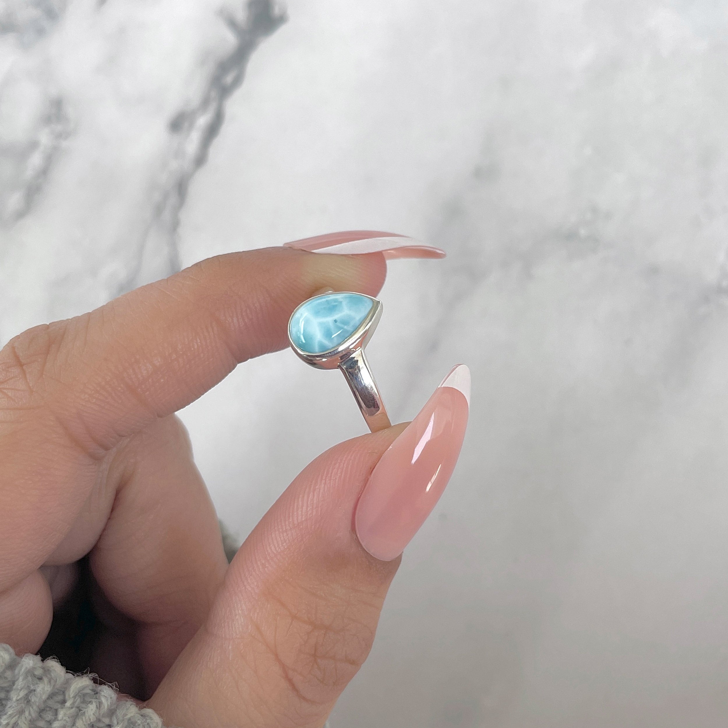 Larimar Ring-(LAR-SR-2363.)