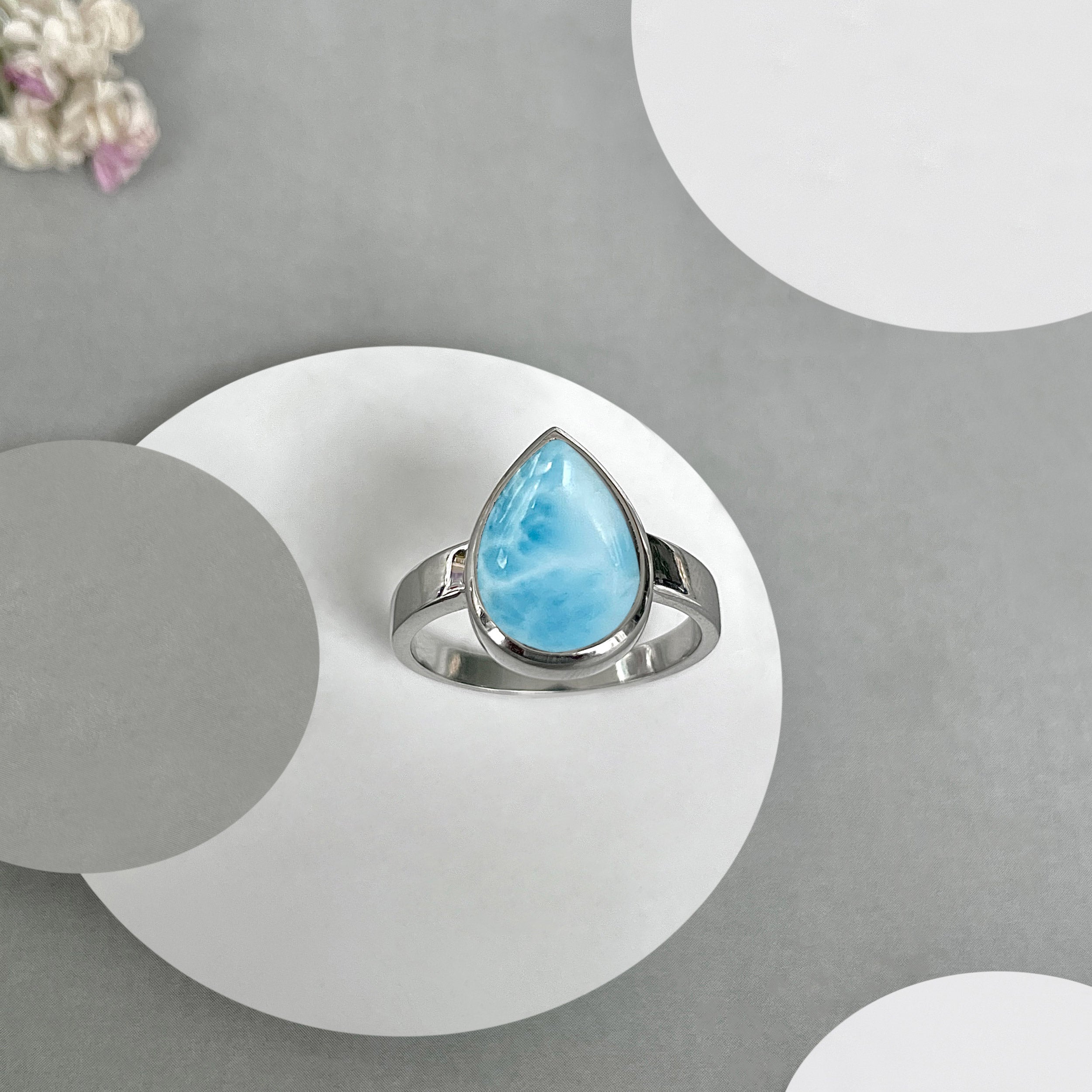 Larimar Ring-(LAR-SR-2366.)