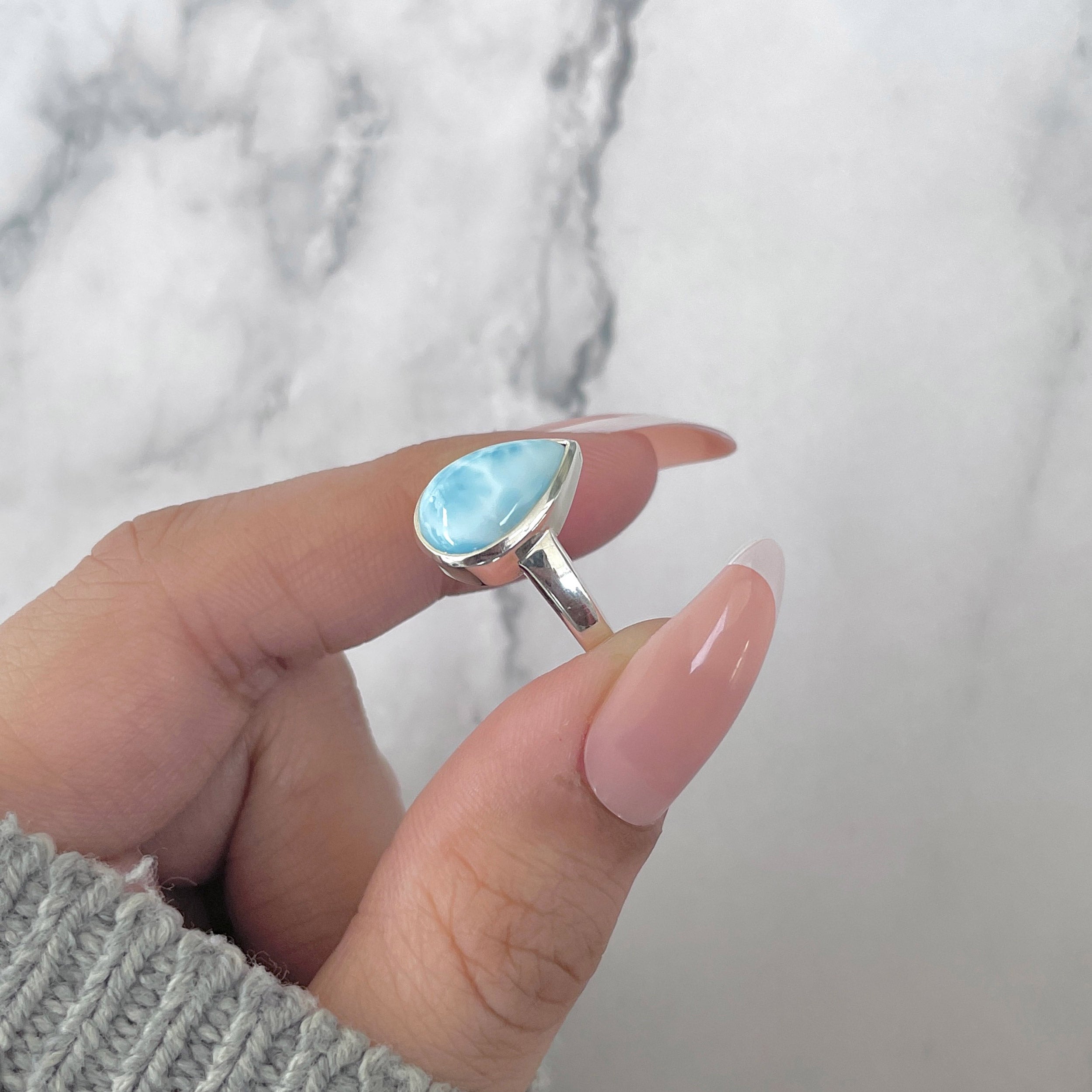 Larimar Ring-(LAR-SR-2366.)