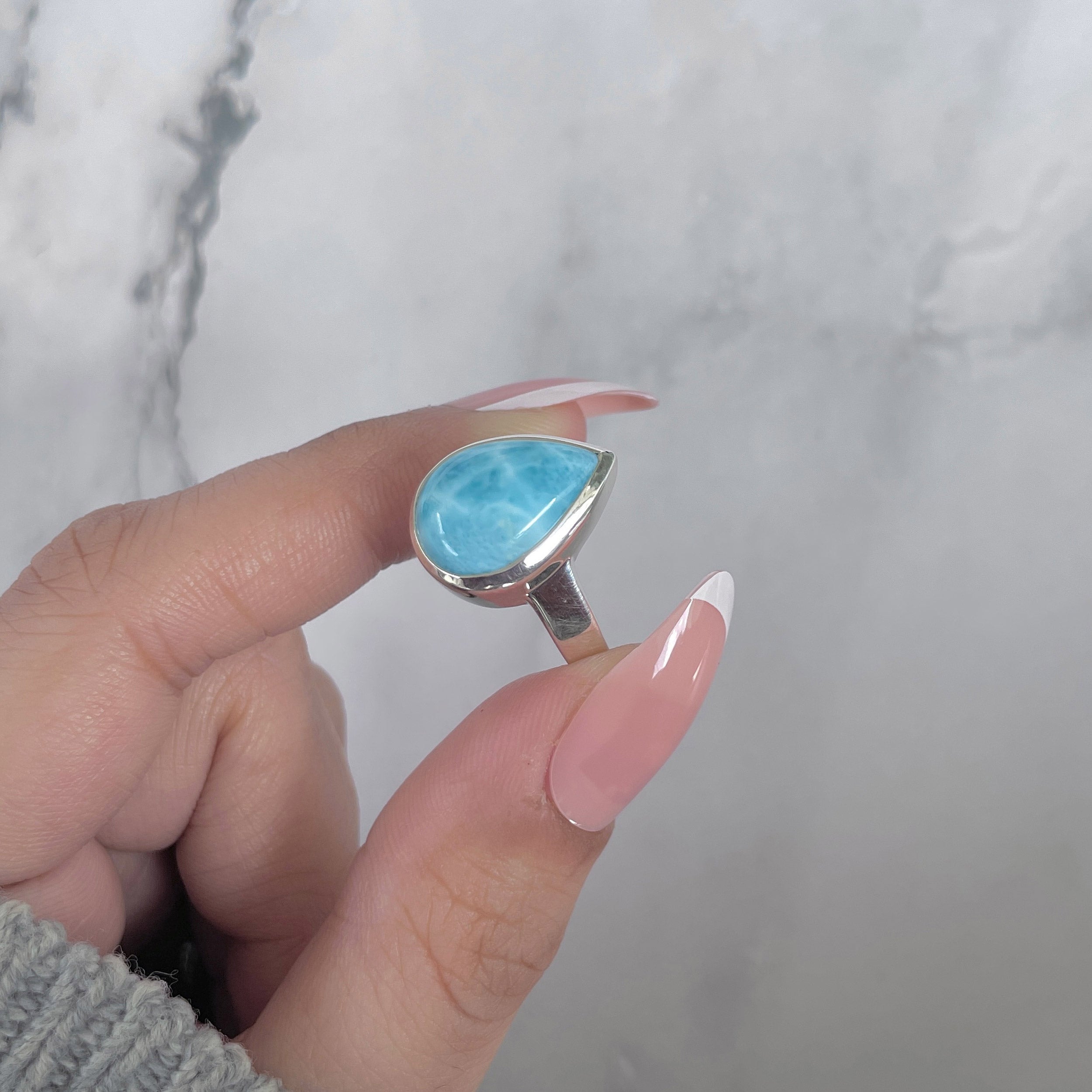Larimar Ring-(LAR-SR-2367.)