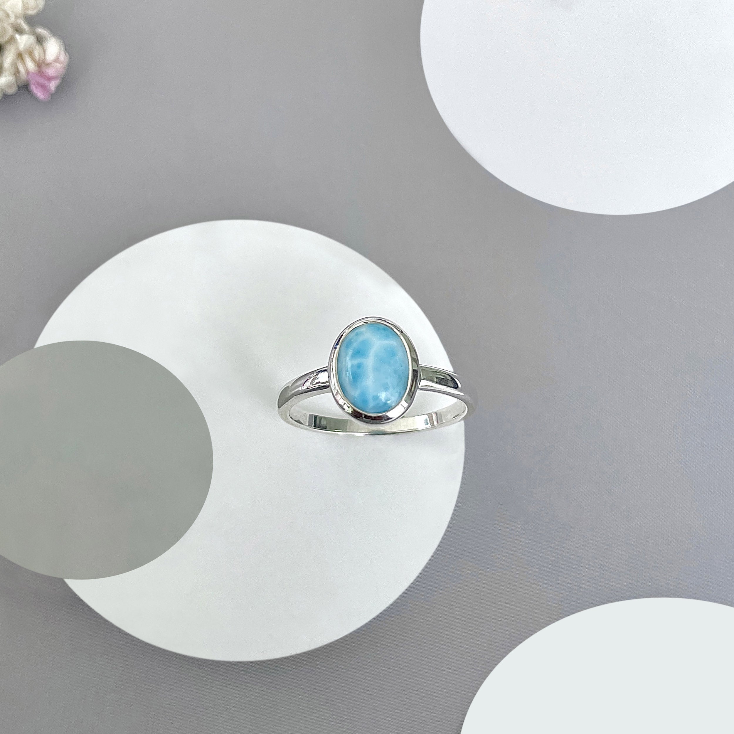 Larimar Ring-(LAR-SR-2512.)