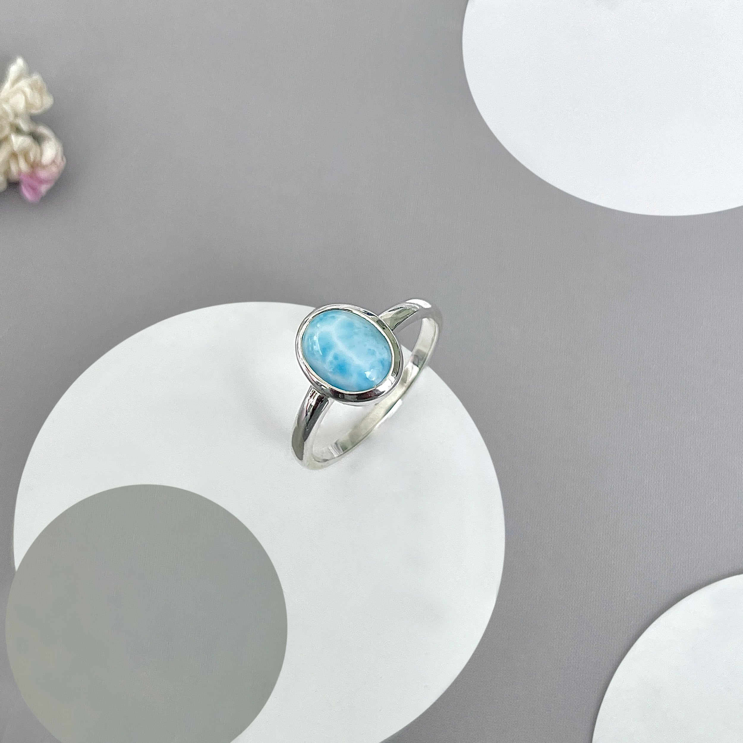Larimar Ring-(LAR-SR-2512.)