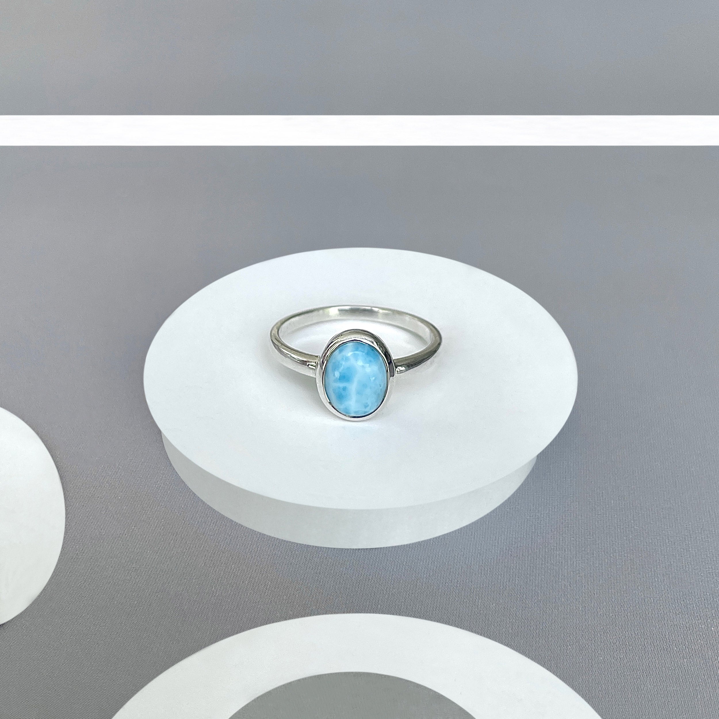 Larimar Ring-(LAR-SR-2512.)