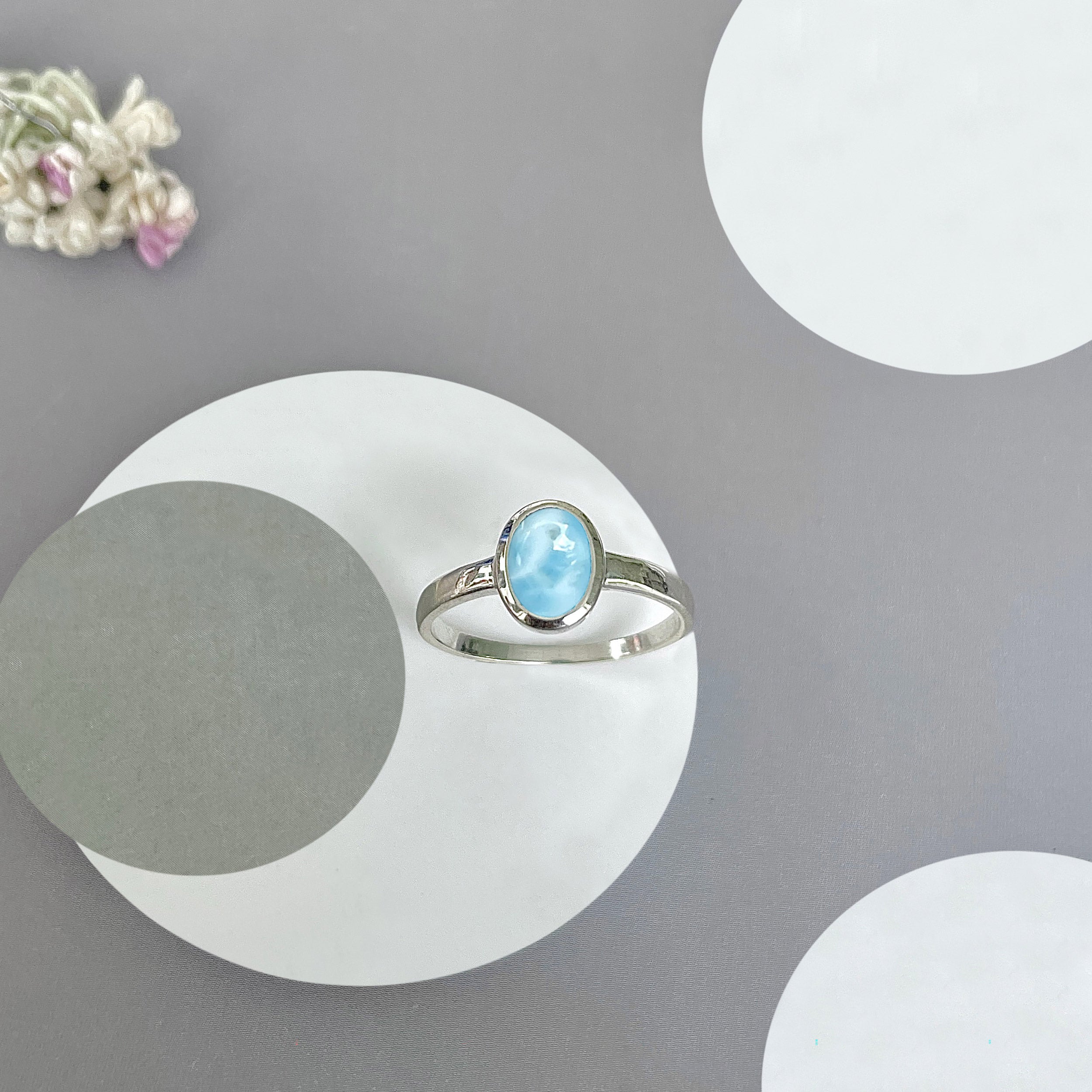 Larimar Ring-(LAR-SR-2513.)