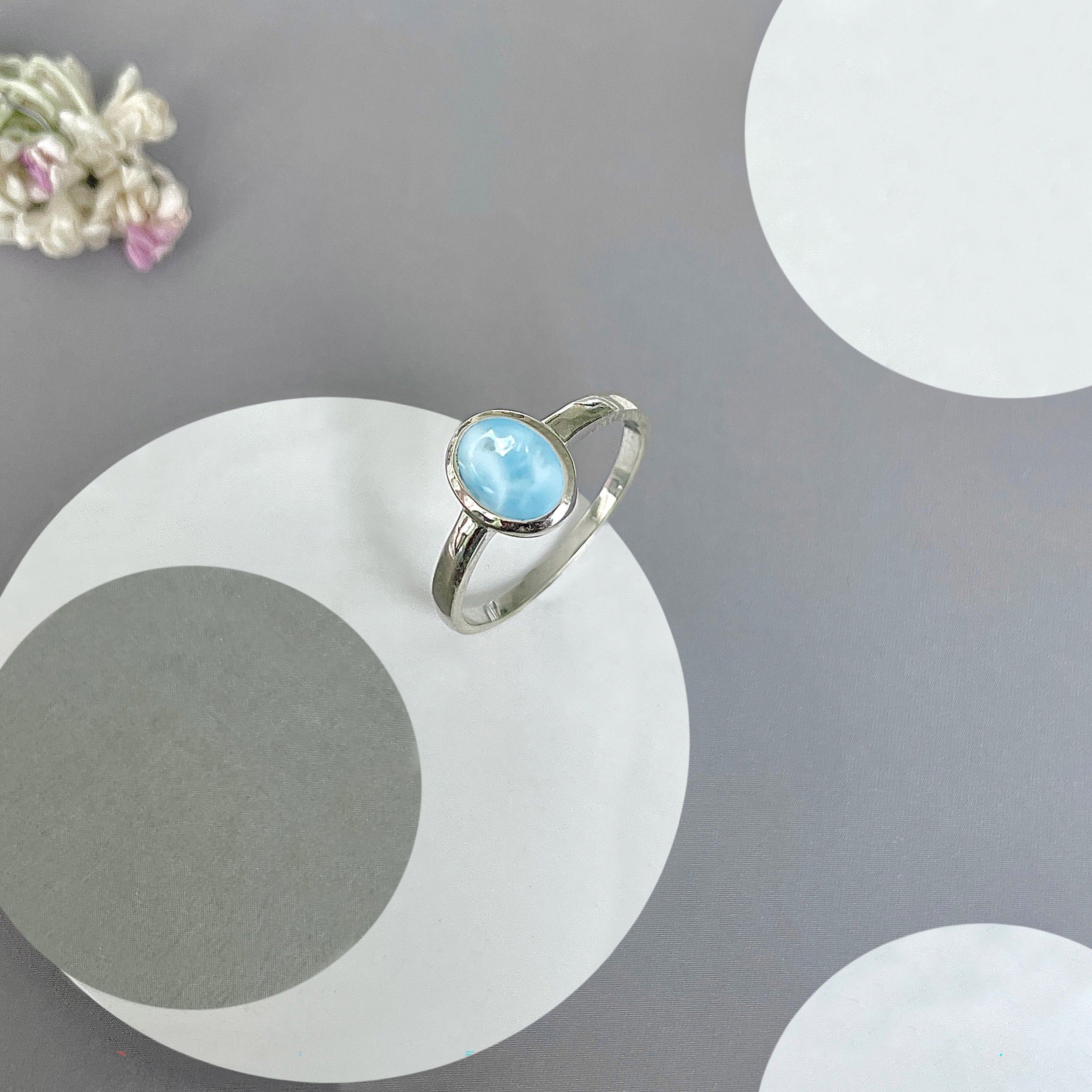Larimar Ring-(LAR-SR-2513.)