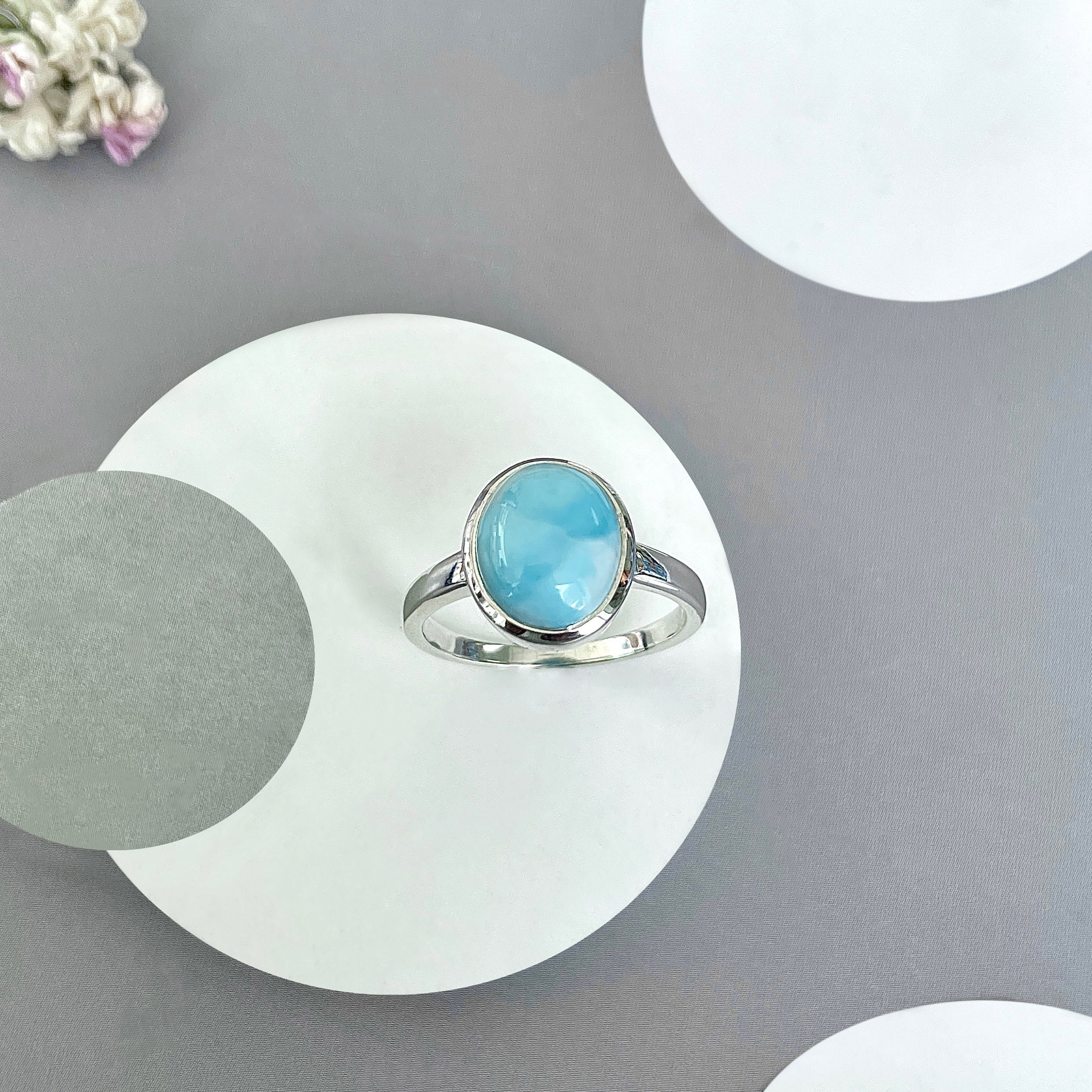 Larimar Ring-(LAR-SR-2514.)