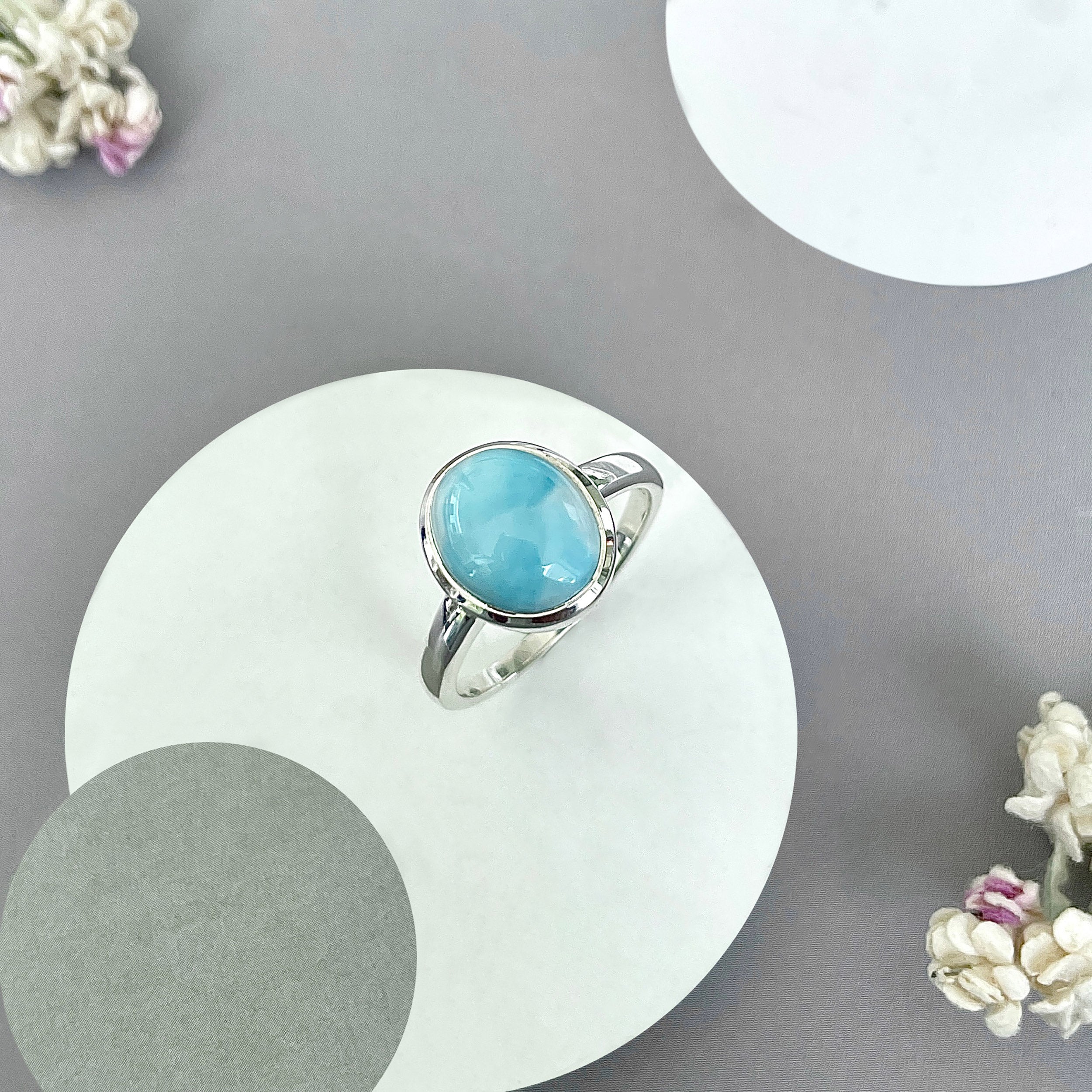 Larimar Ring-(LAR-SR-2514.)