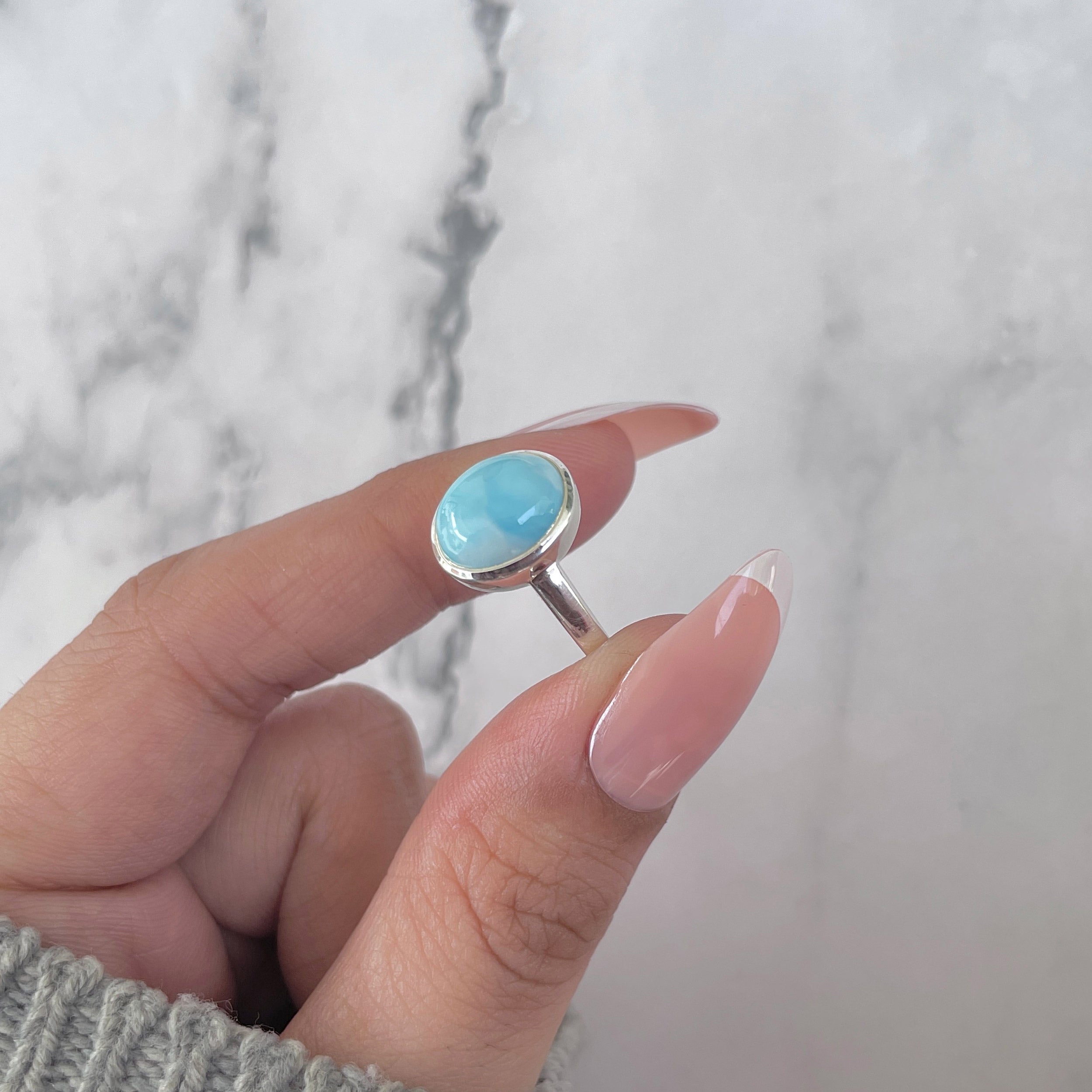 Larimar Ring-(LAR-SR-2514.)