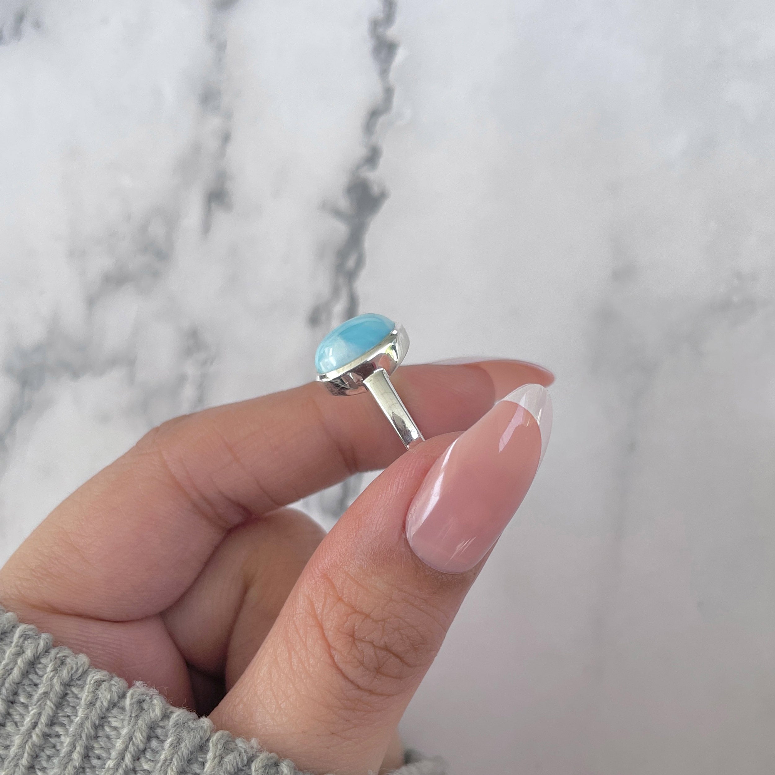 Larimar Ring-(LAR-SR-2514.)