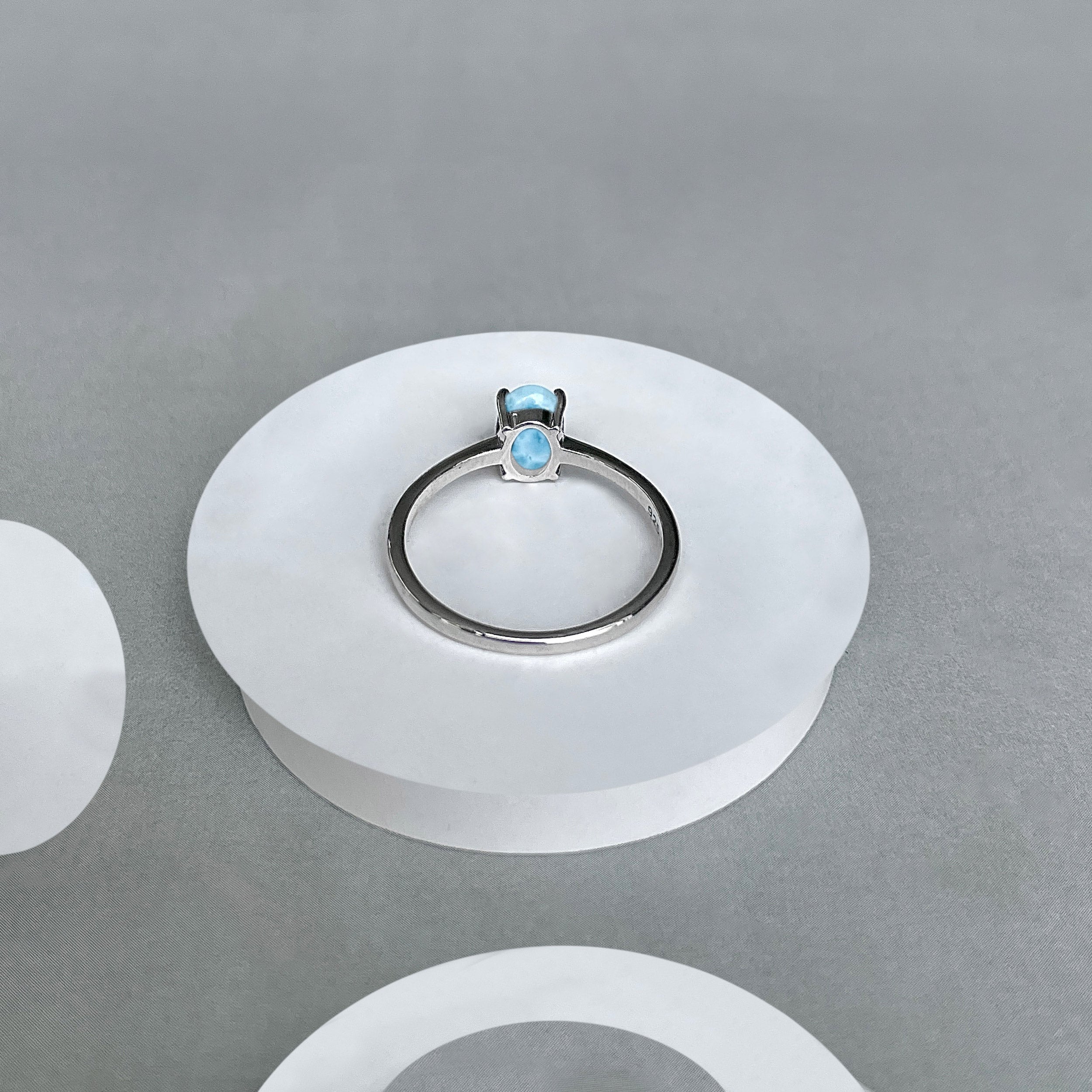 Larimar Ring-(LAR-SR-2515.) – Sagacia Jewelry