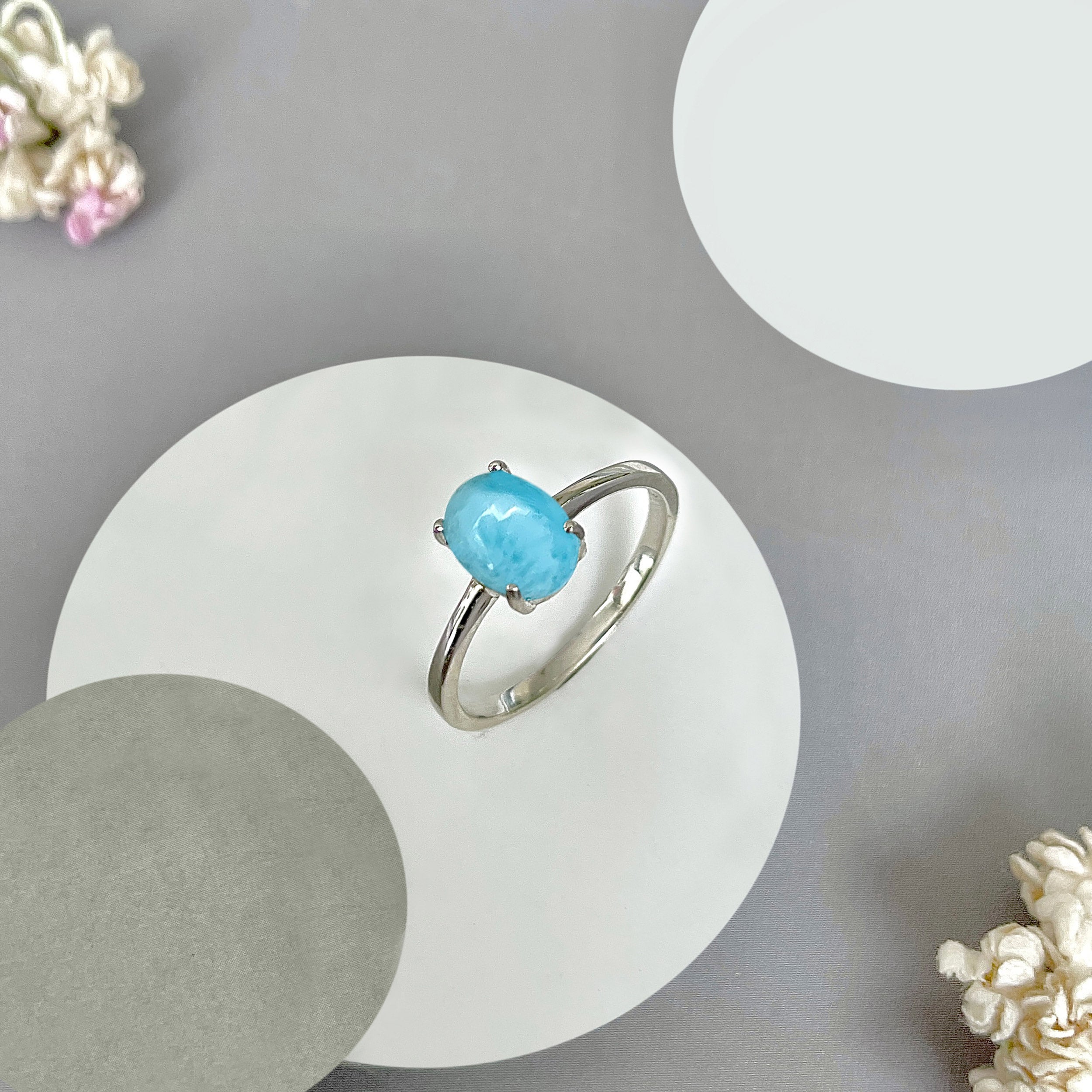 Larimar Ring-(LAR-SR-2516.)