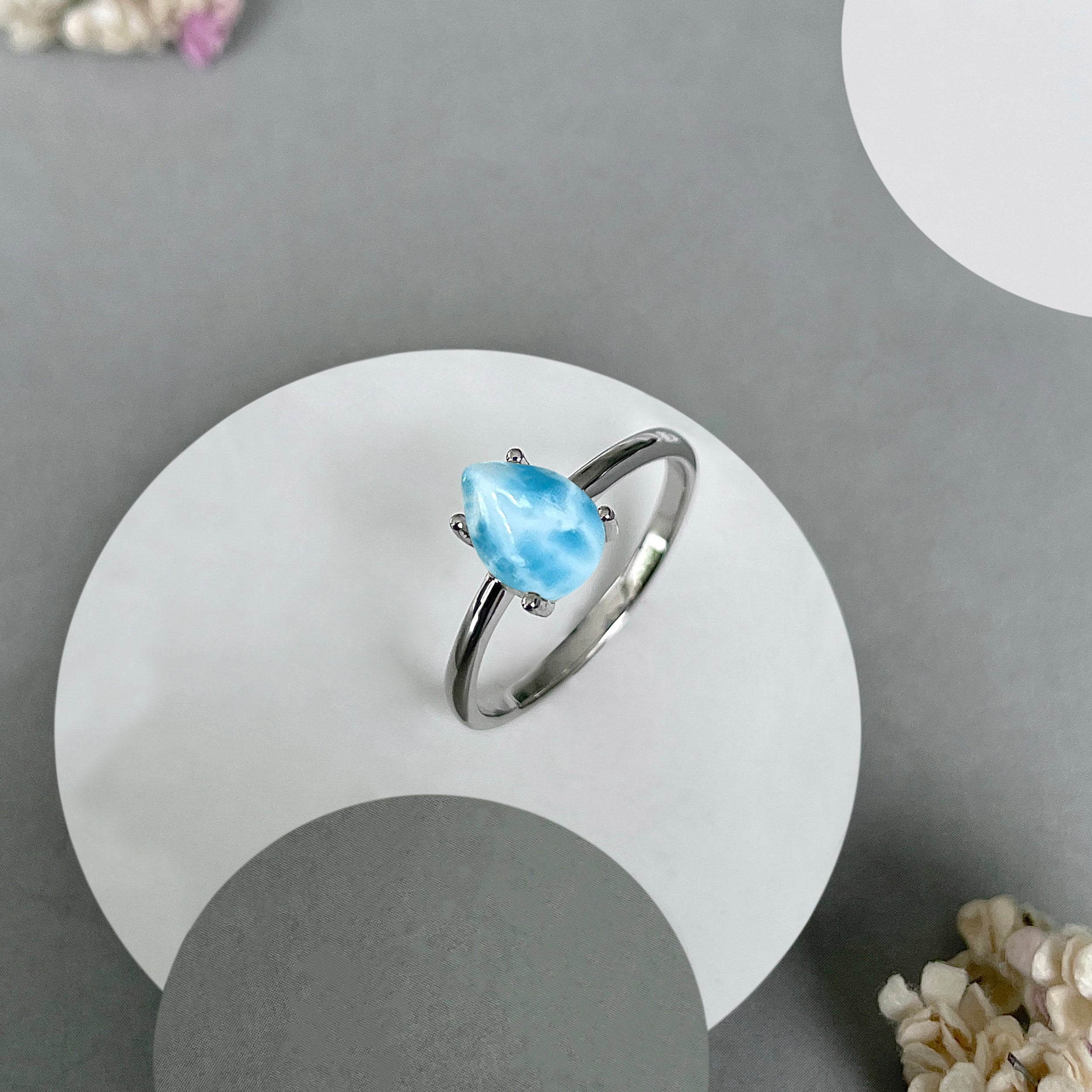 Larimar Ring-(LAR-SR-2518.)