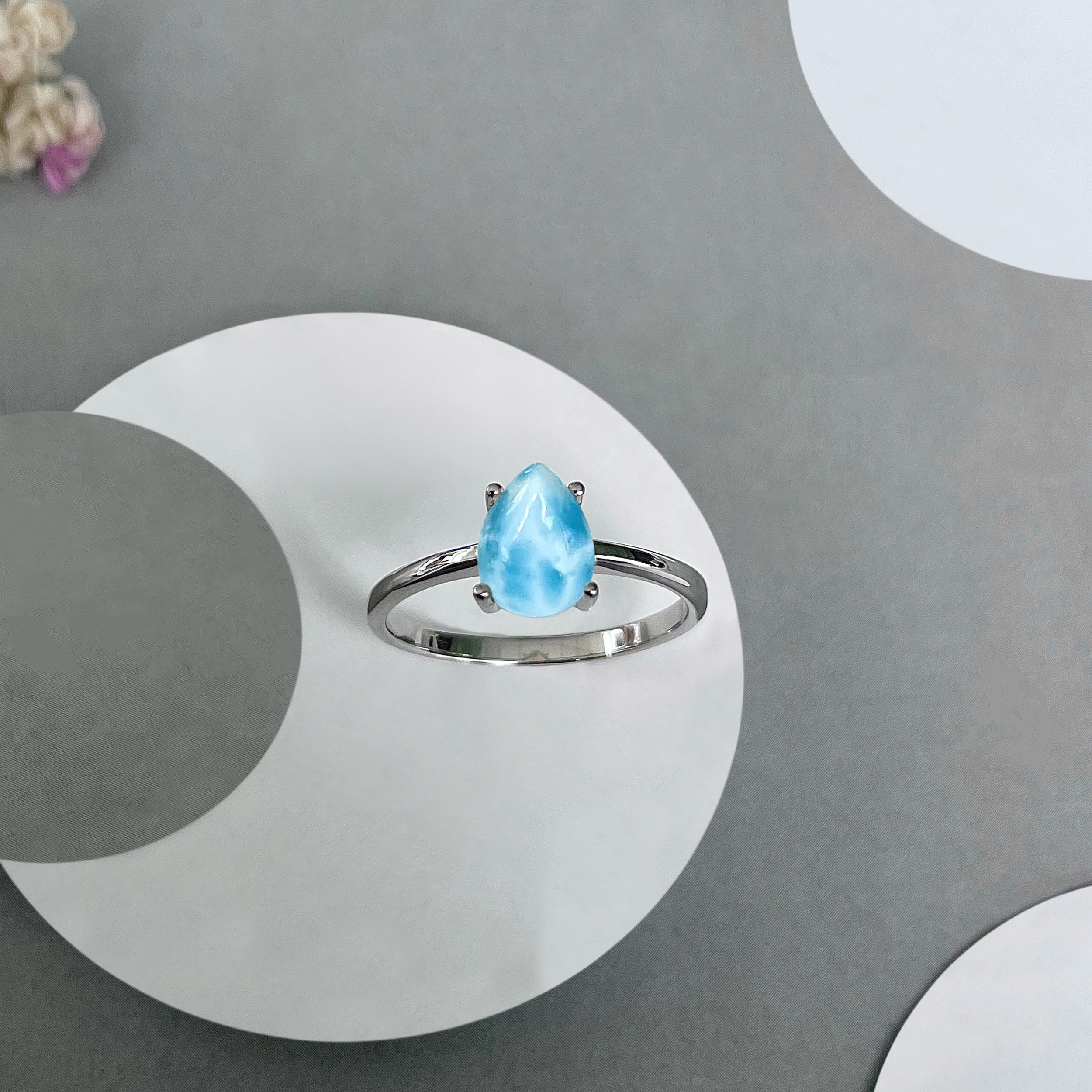 Larimar Ring-(LAR-SR-2518.)