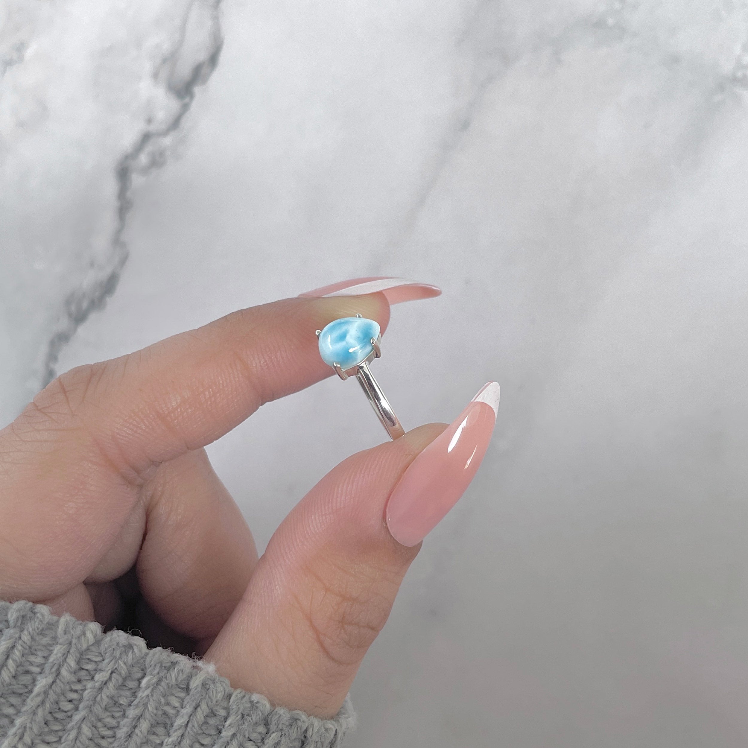 Larimar Ring-(LAR-SR-2518.)
