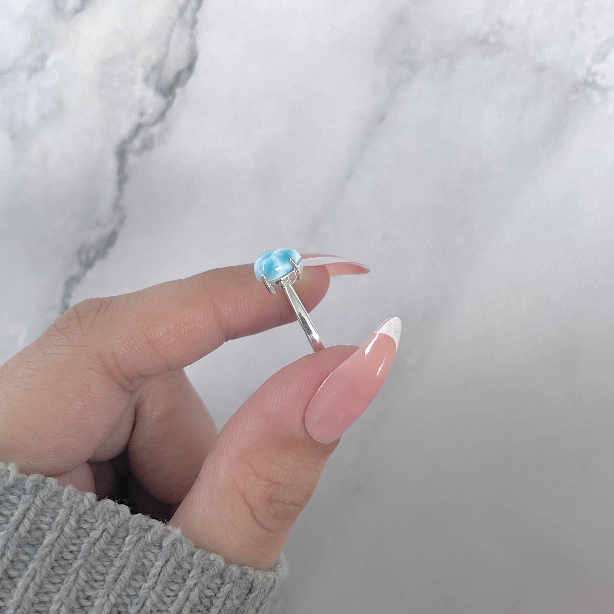 Larimar Ring-(LAR-SR-2518.)