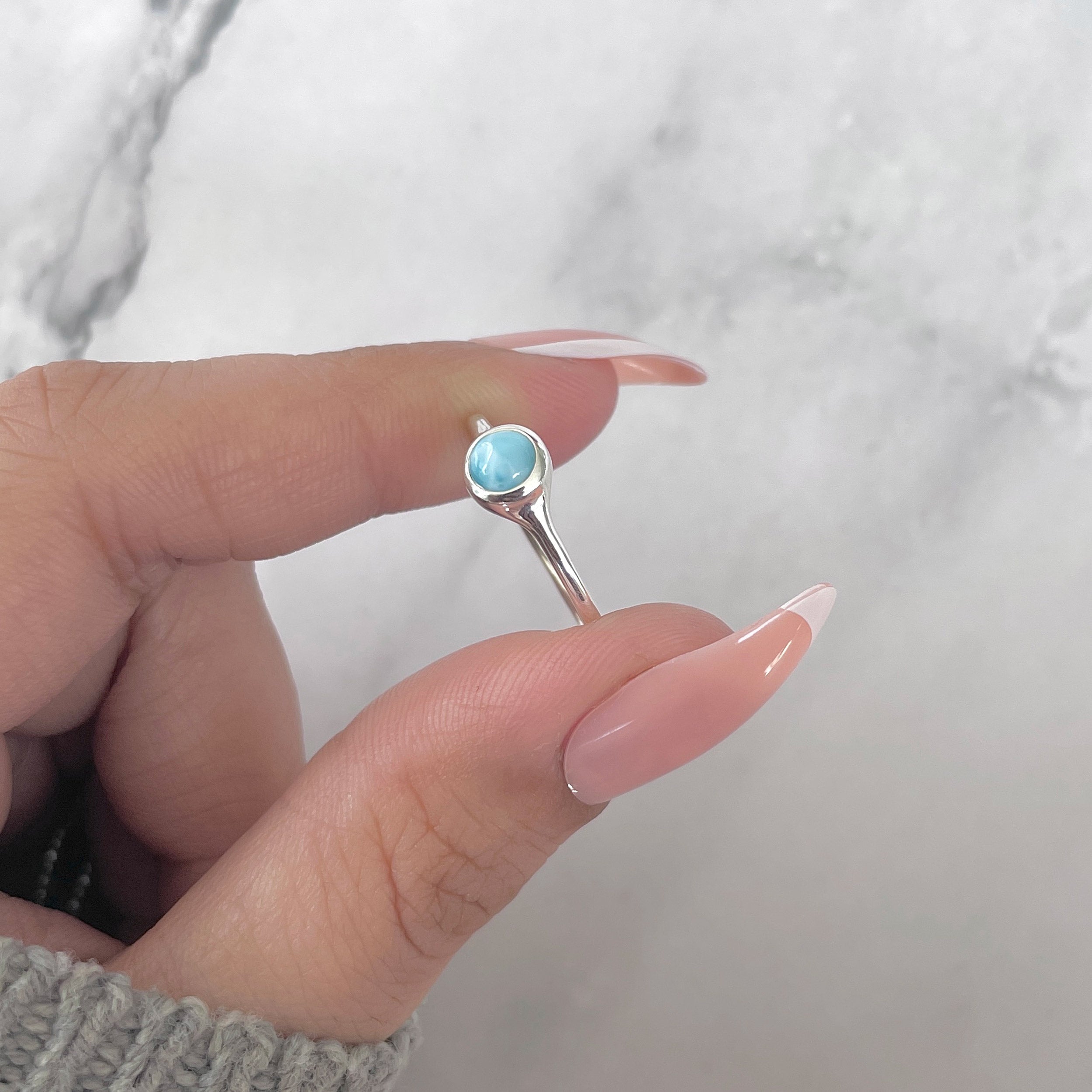 Larimar Ring-(LAR-SR-2528.)