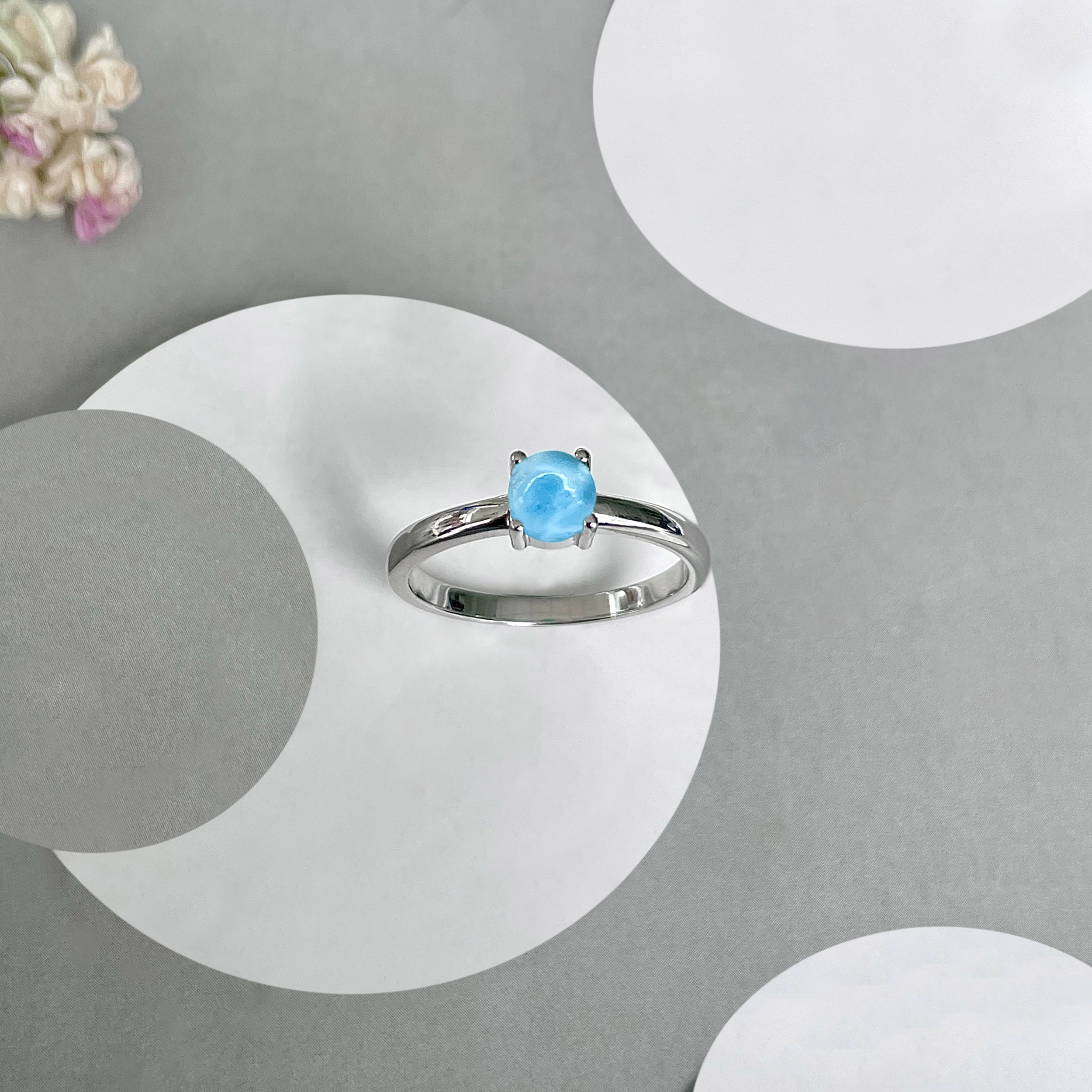 Larimar Ring-(LAR-SR-3030.)