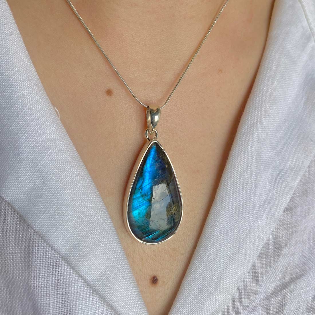 Labradorite Pendant-(LBD-P-31.)