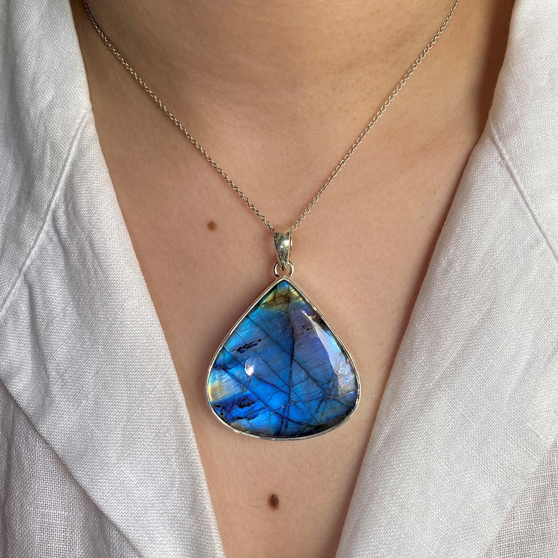 Labradorite Pendant-(LBD-P-99.)